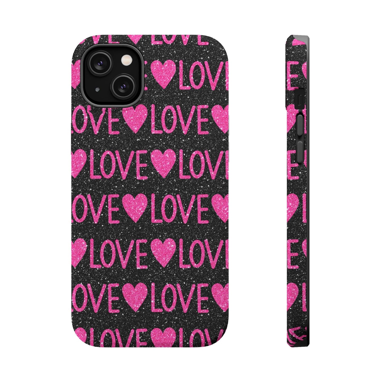 Pink Glitter Love MagSafe Case - BOGO Cases