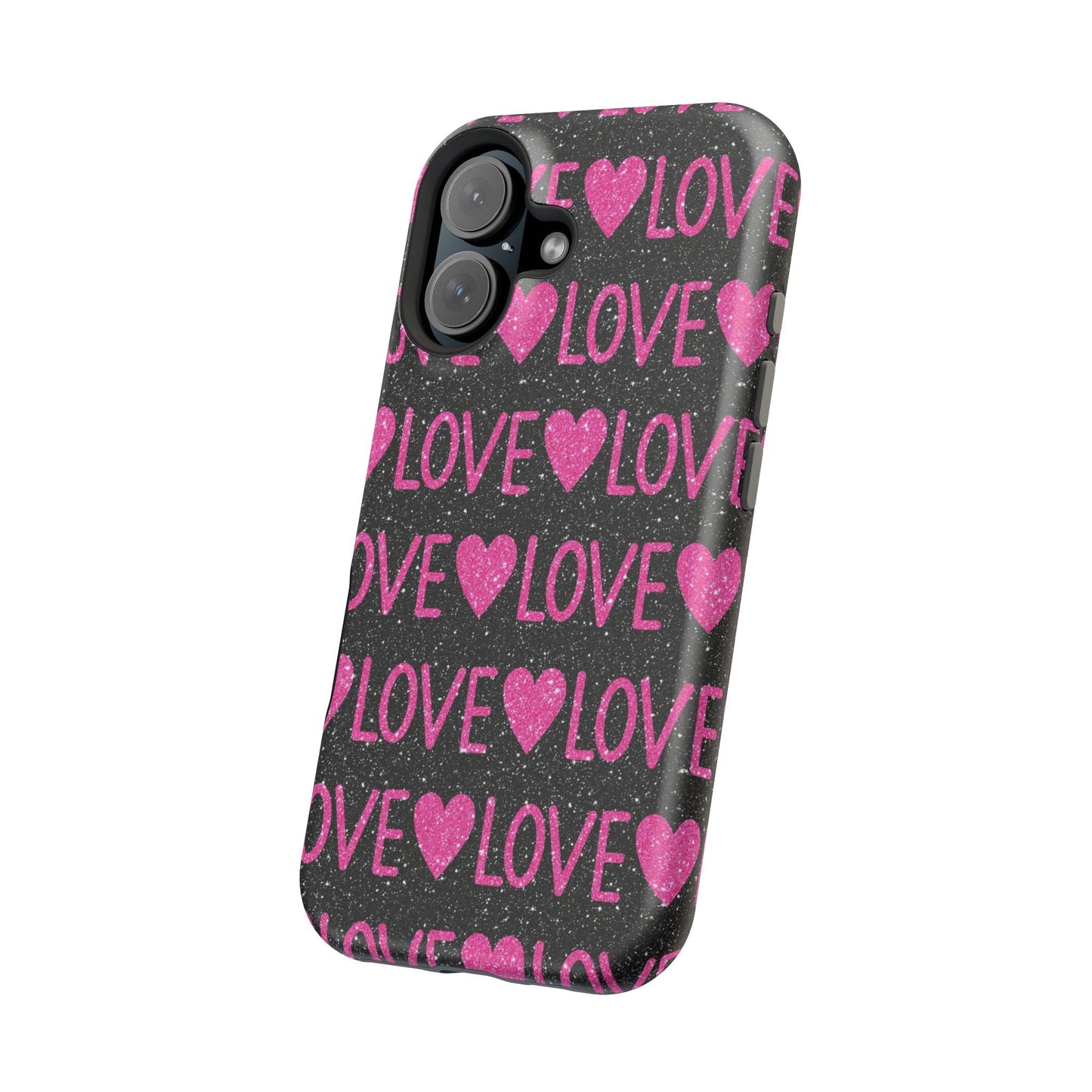 Pink Glitter Love MagSafe Case - BOGO Cases