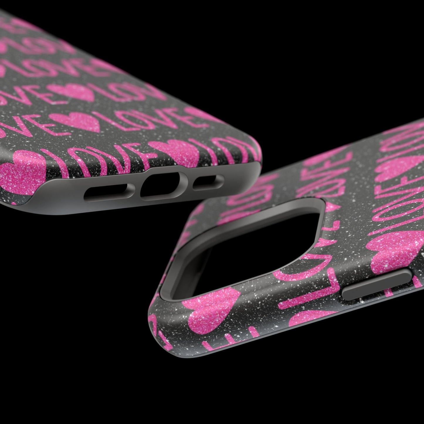 Pink Glitter Love MagSafe Case - BOGO Cases