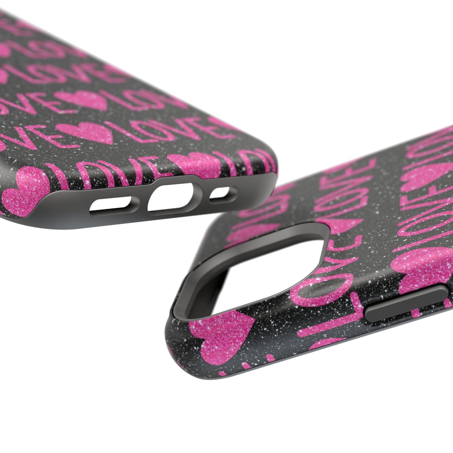 Pink Glitter Love MagSafe Case - BOGO Cases