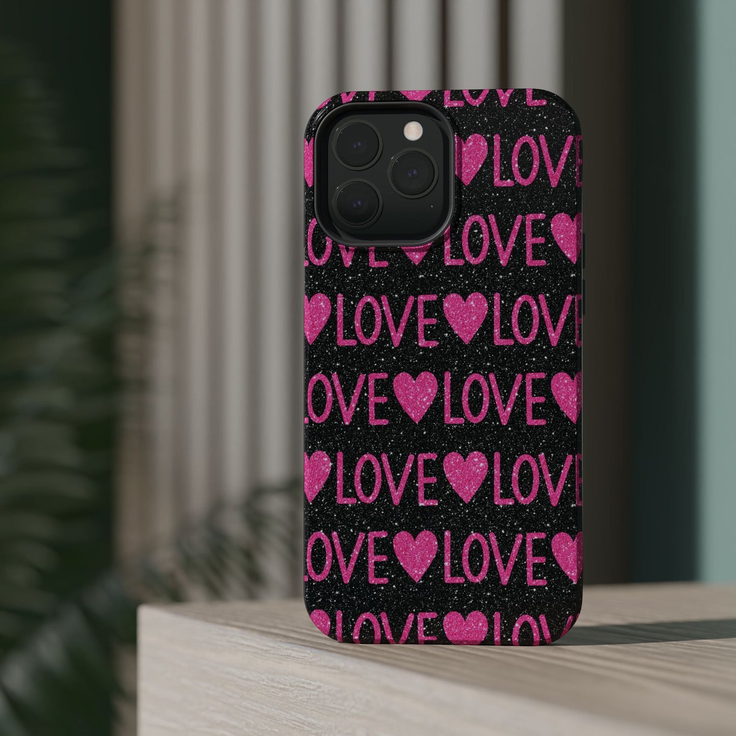 Pink Glitter Love MagSafe Case - BOGO Cases