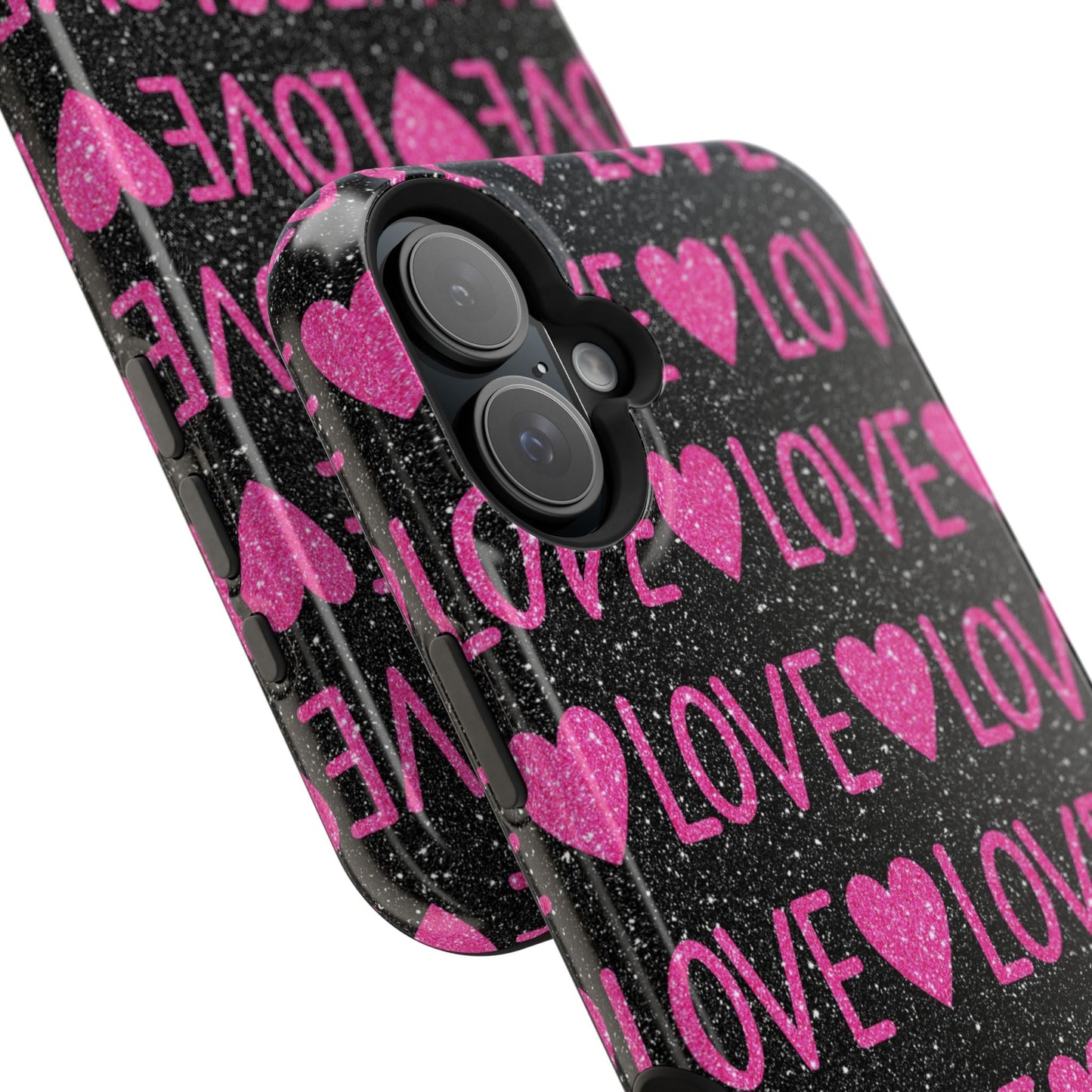Pink Glitter Love MagSafe Case - BOGO Cases