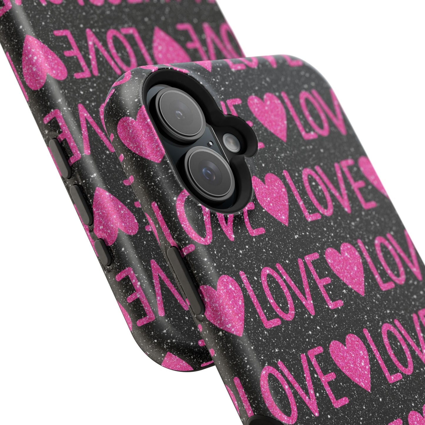 Pink Glitter Love MagSafe Case - BOGO Cases