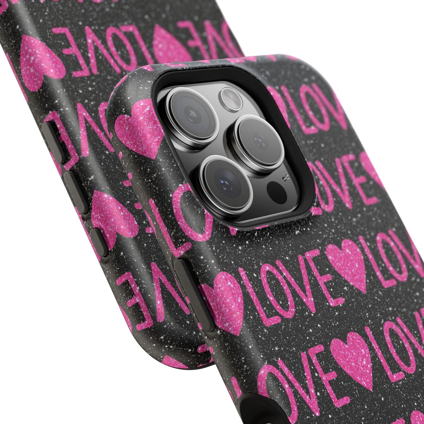 Pink Glitter Love MagSafe Case - BOGO Cases