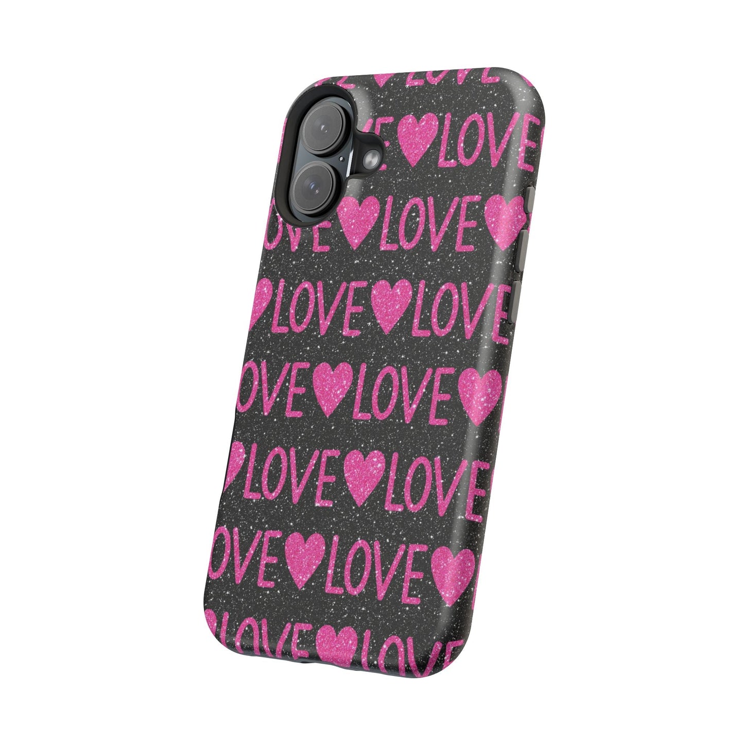 Pink Glitter Love MagSafe Case - BOGO Cases