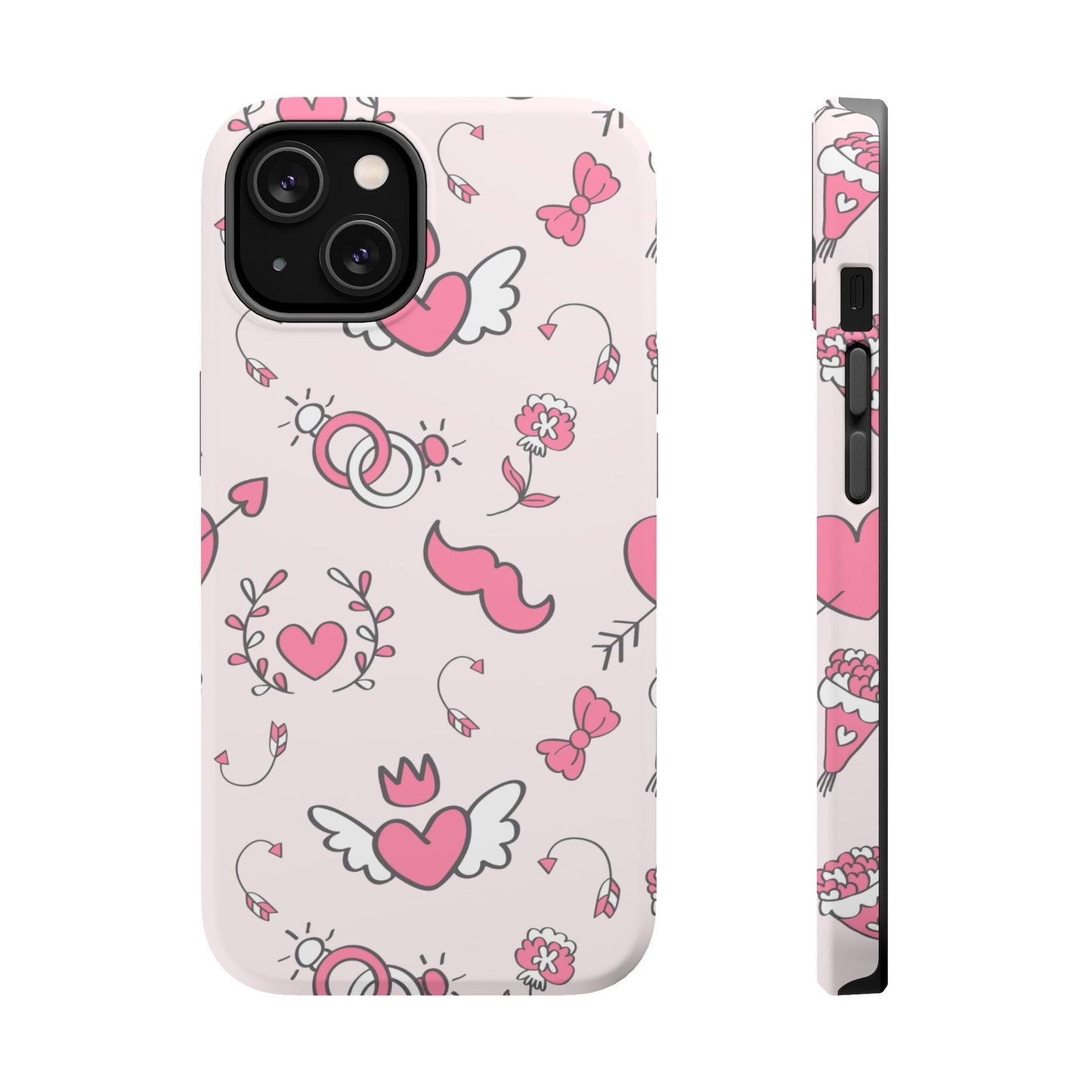 Pink Love Icons MagSafe Case - BOGO Cases