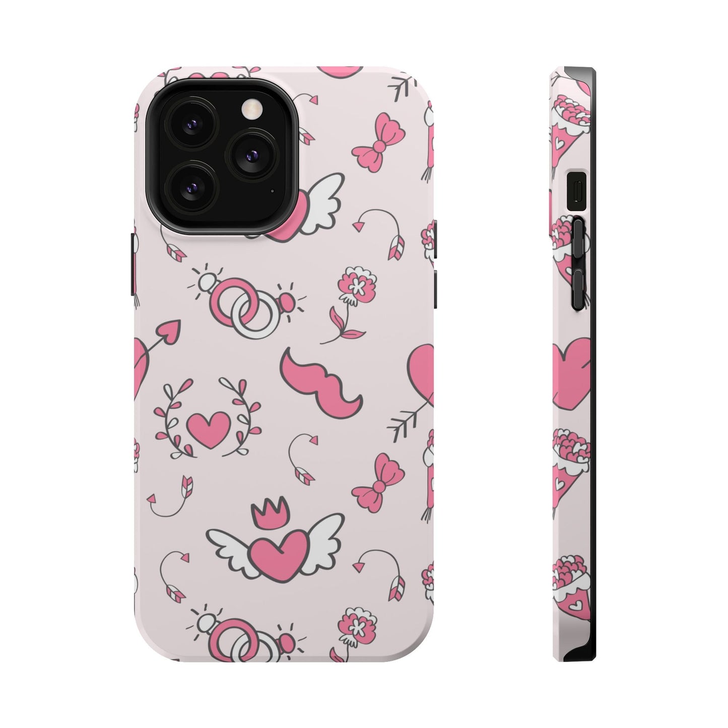 Pink Love Icons MagSafe Case - BOGO Cases