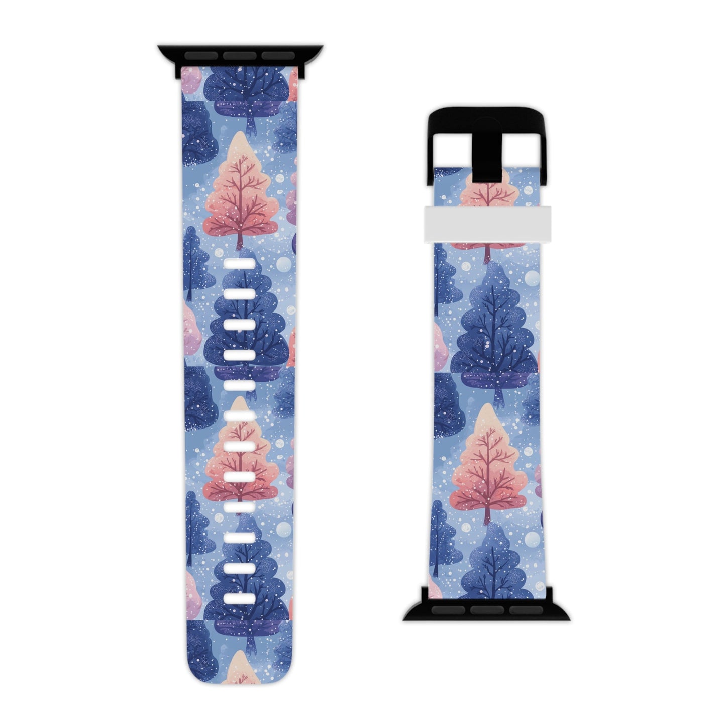 Pink & Purple Winter Wonderland Apple Watch Band - BOGO Cases