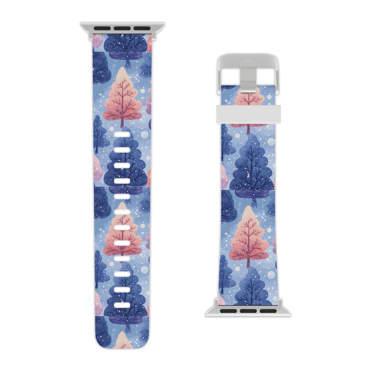 Pink & Purple Winter Wonderland Apple Watch Band - BOGO Cases