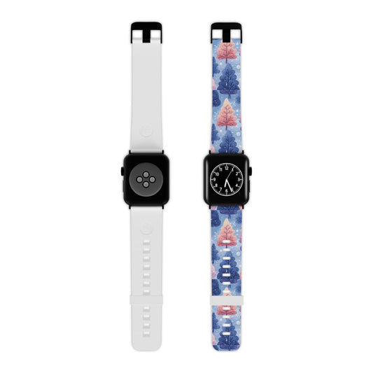 Pink & Purple Winter Wonderland Apple Watch Band - BOGO Cases
