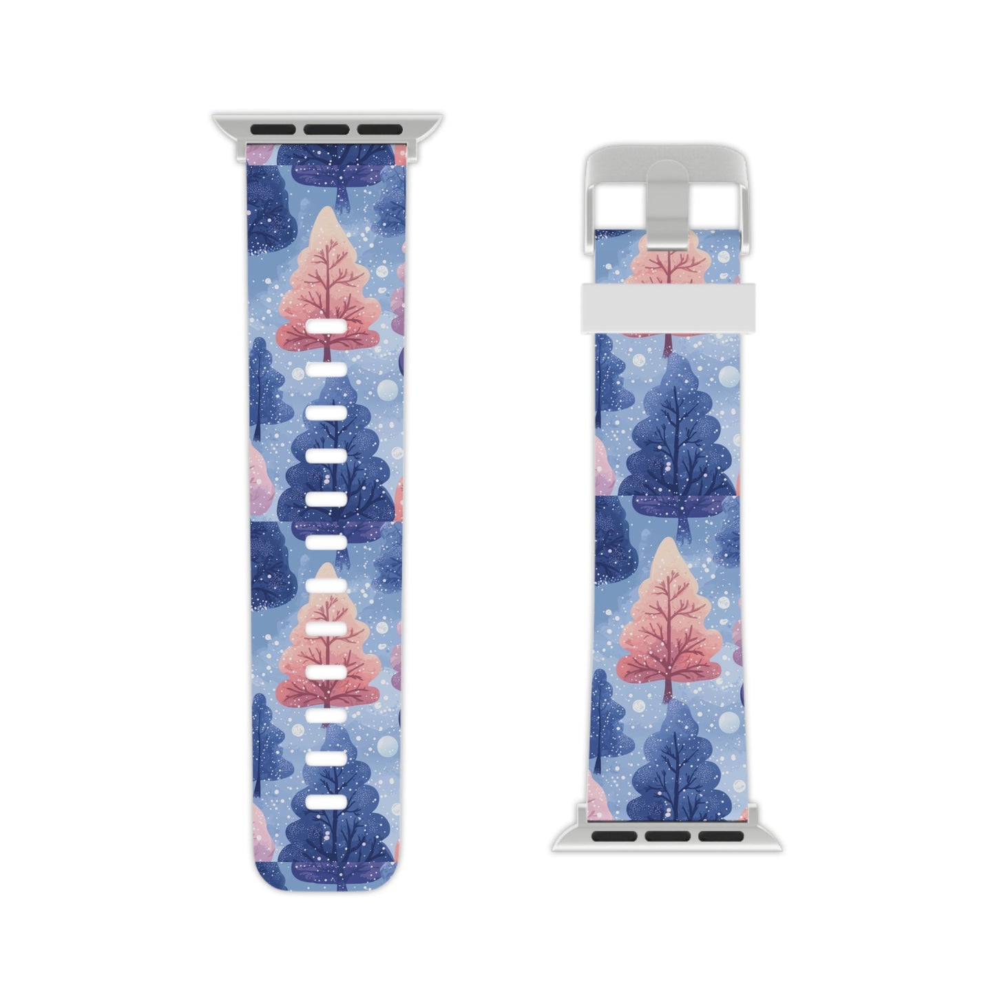 Pink & Purple Winter Wonderland Apple Watch Band - BOGO Cases