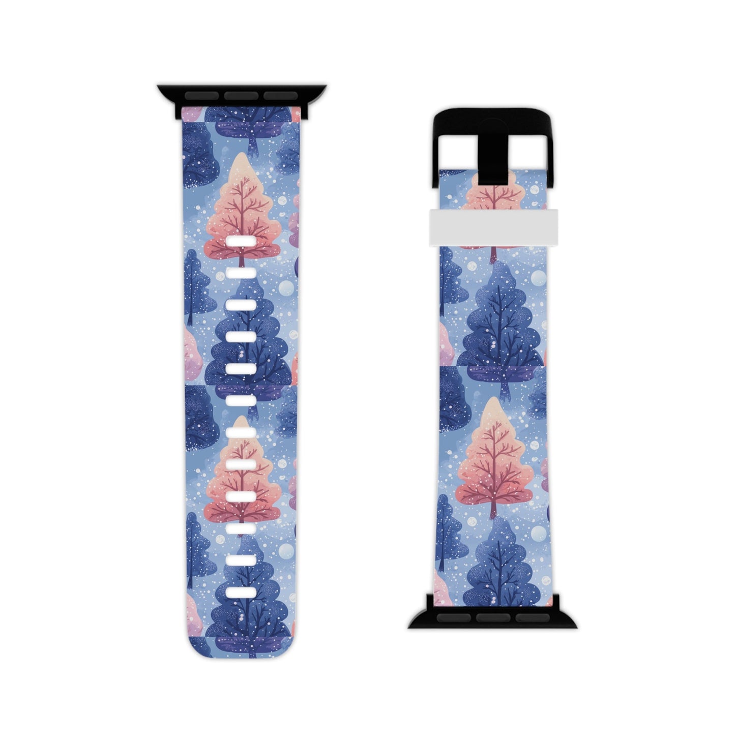 Pink & Purple Winter Wonderland Apple Watch Band - BOGO Cases
