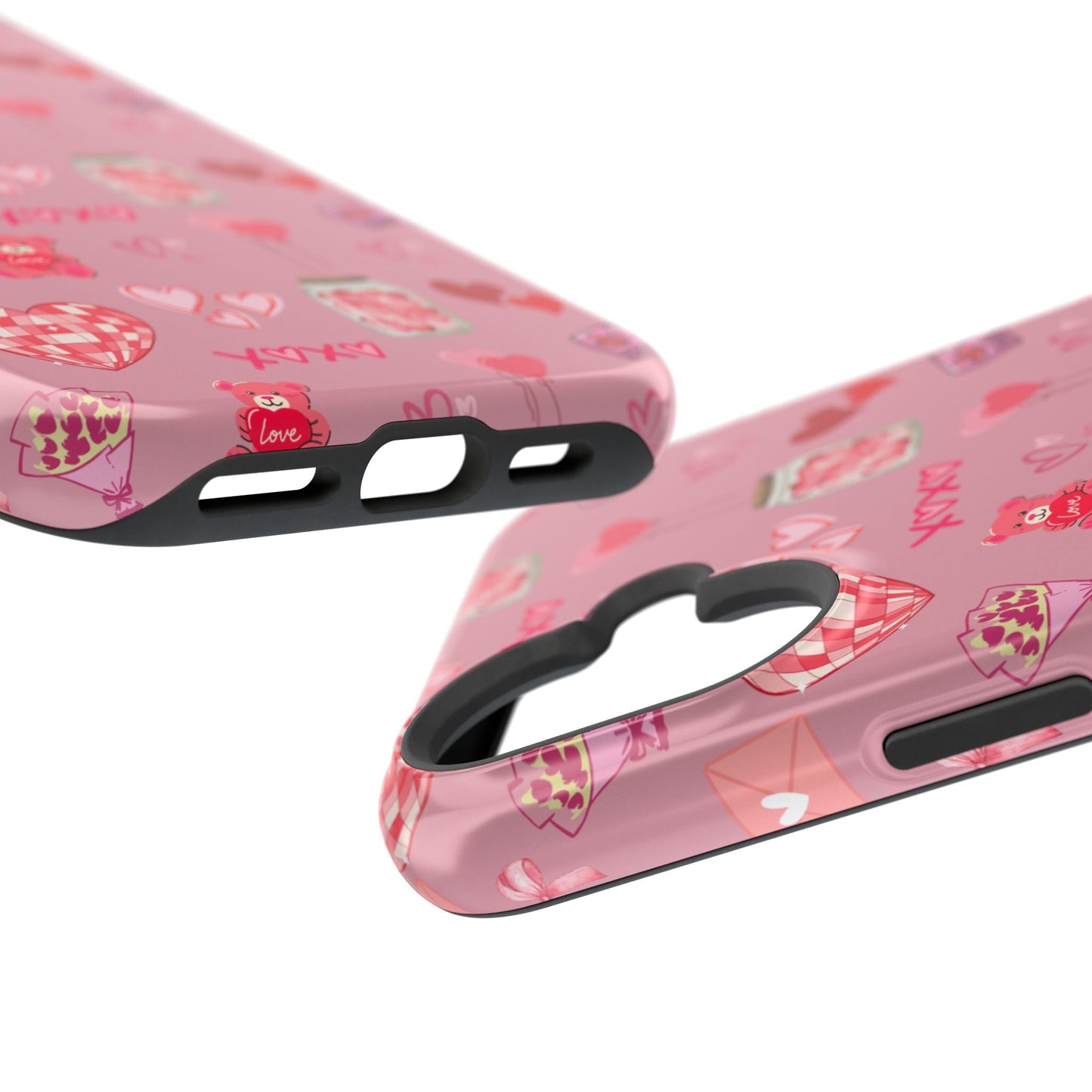 Pink Valentine Love Collage – MagSafe - Compatible iPhone Case - BOGO Cases