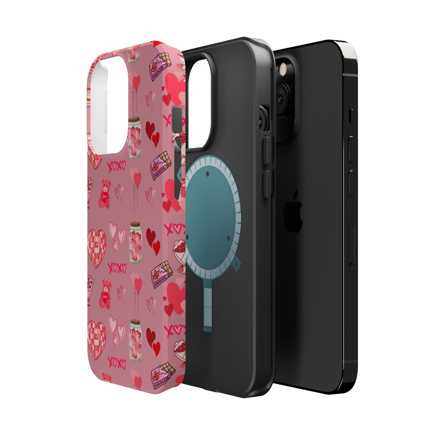 Pink Valentine Love Collage – MagSafe - Compatible iPhone Case - BOGO Cases
