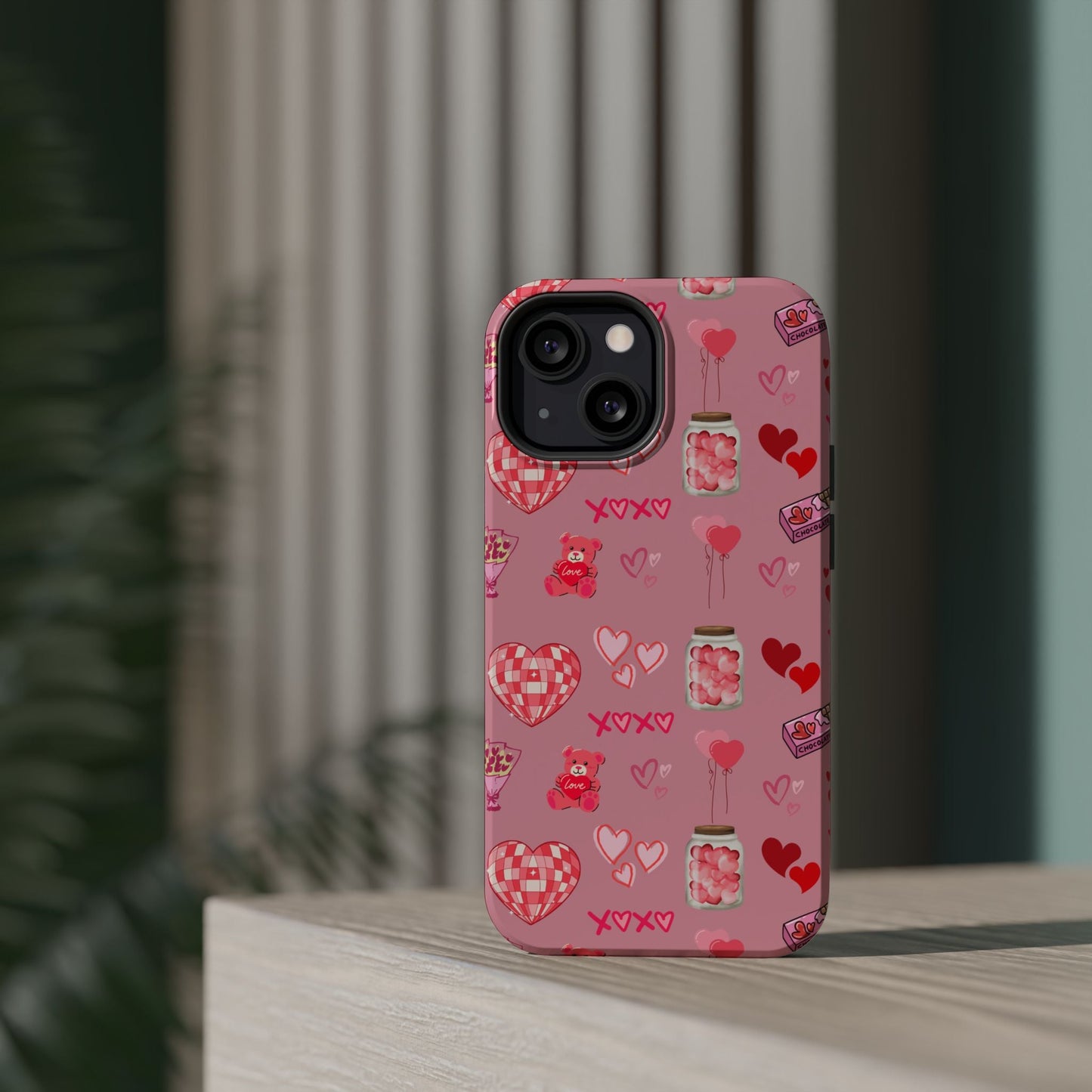 Pink Valentine Love Collage – MagSafe - Compatible iPhone Case - BOGO Cases