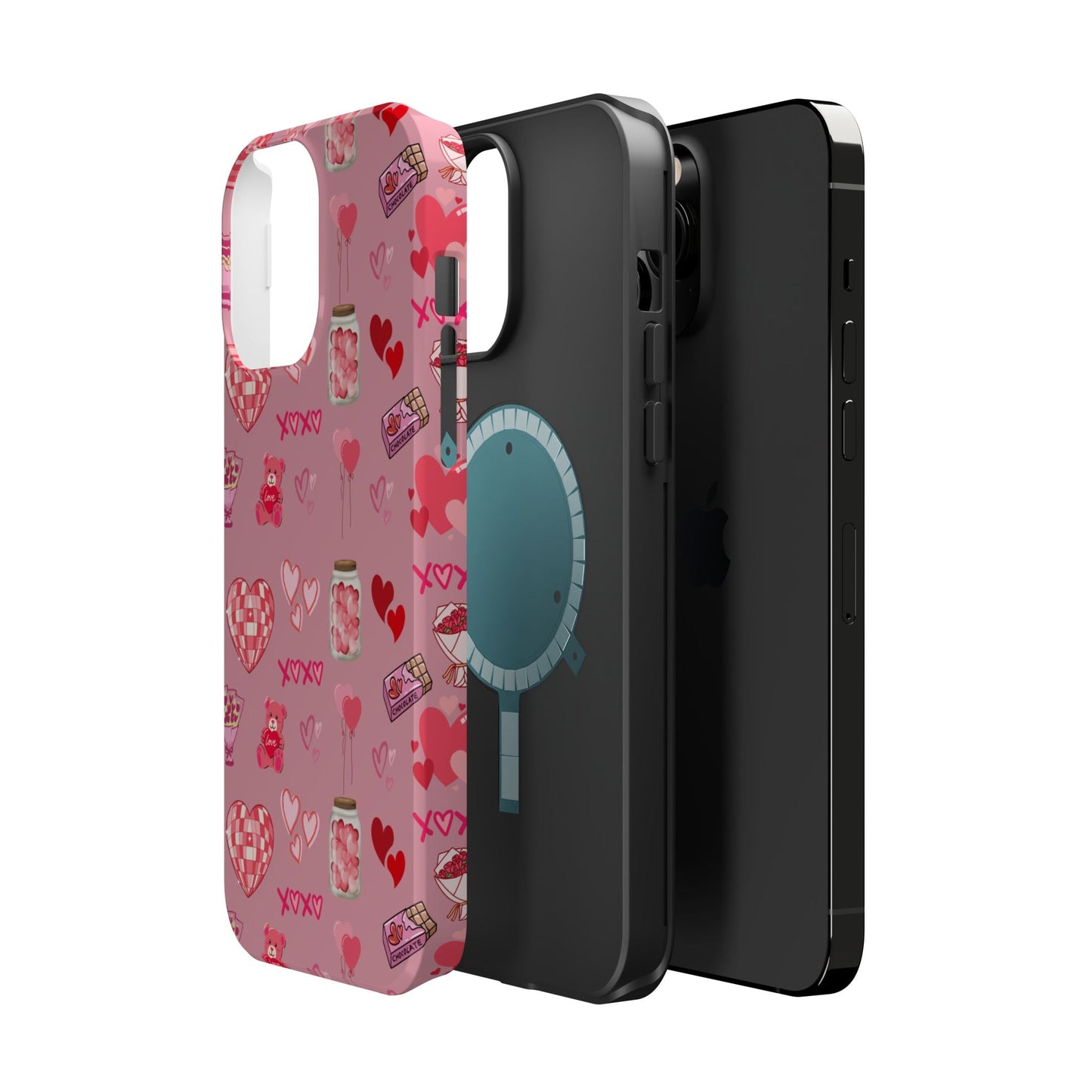 Pink Valentine Love Collage – MagSafe - Compatible iPhone Case - BOGO Cases