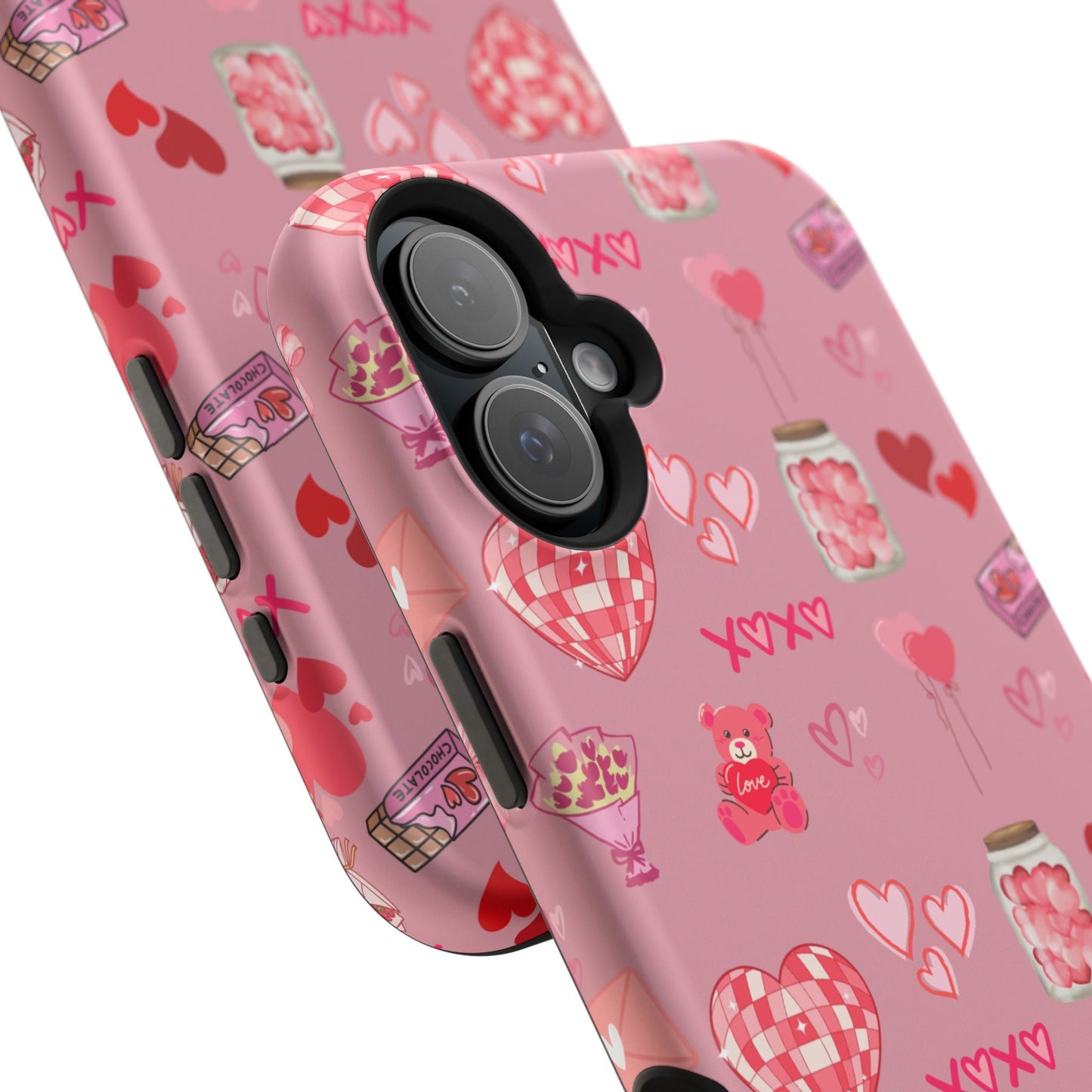 Pink Valentine Love Collage – MagSafe - Compatible iPhone Case - BOGO Cases