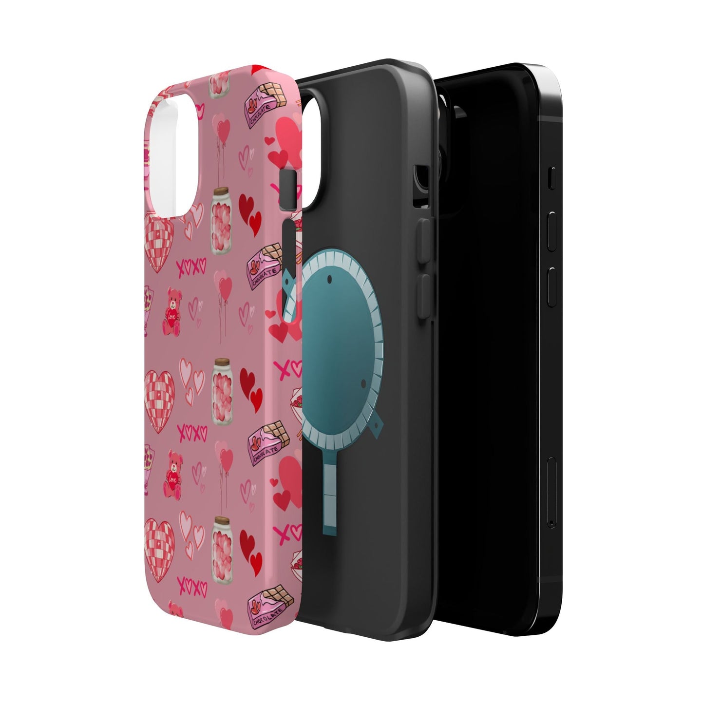 Pink Valentine Love Collage – MagSafe - Compatible iPhone Case - BOGO Cases