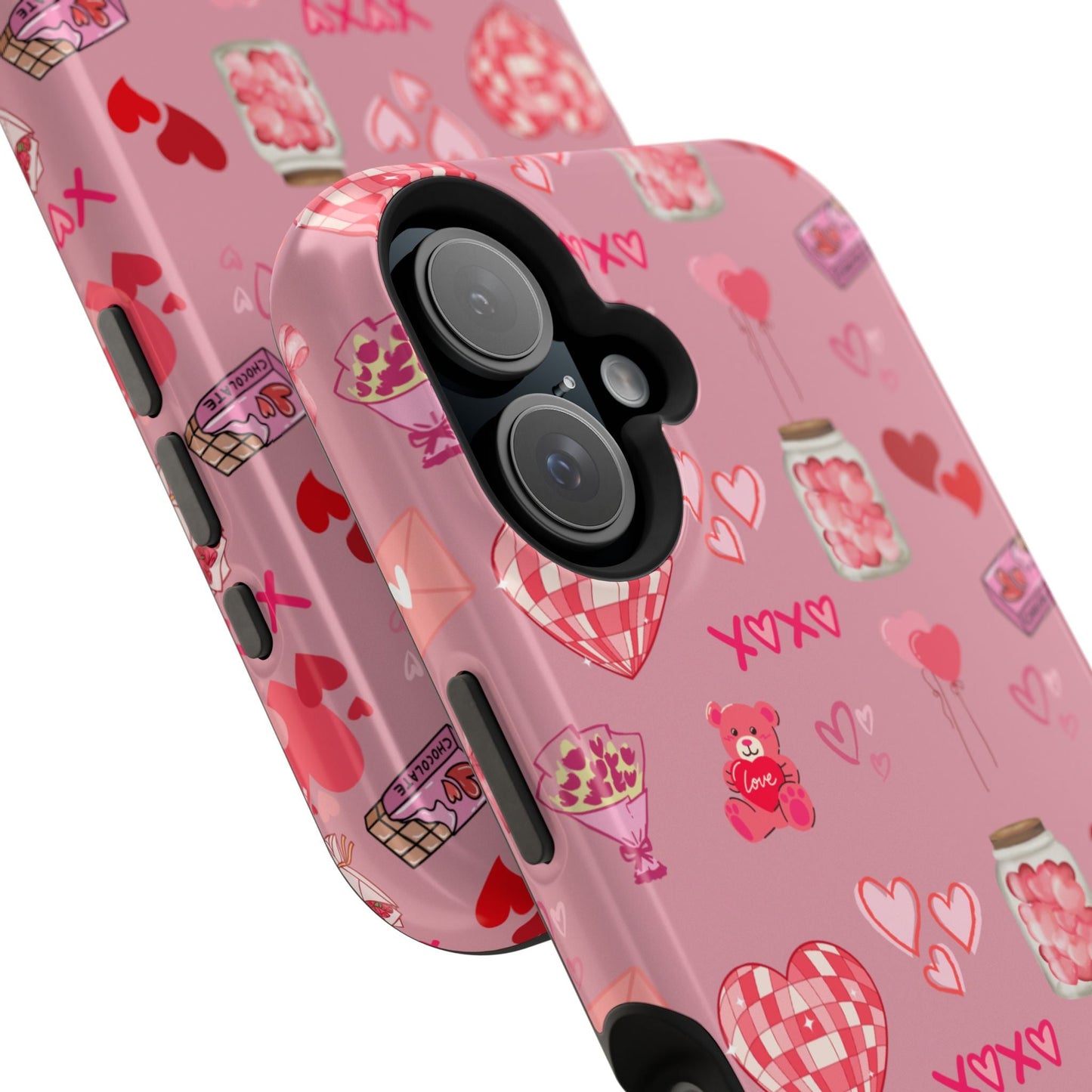 Pink Valentine Love Collage – MagSafe - Compatible iPhone Case - BOGO Cases