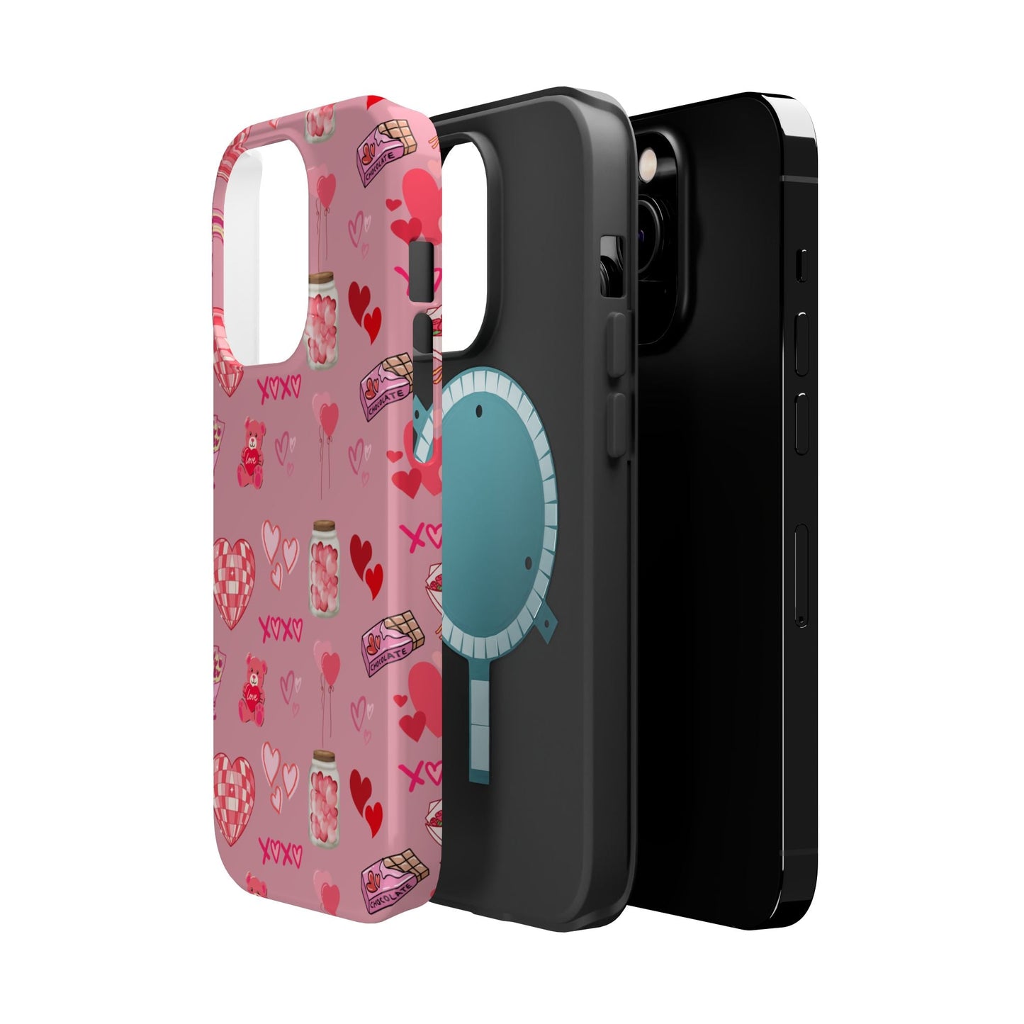 Pink Valentine Love Collage – MagSafe - Compatible iPhone Case - BOGO Cases