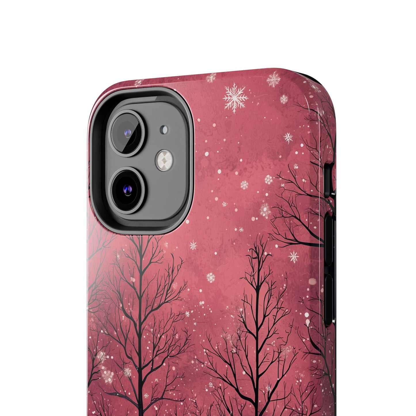 Pink Winter Twilight Forest - iPhone Series Case - BOGO Cases