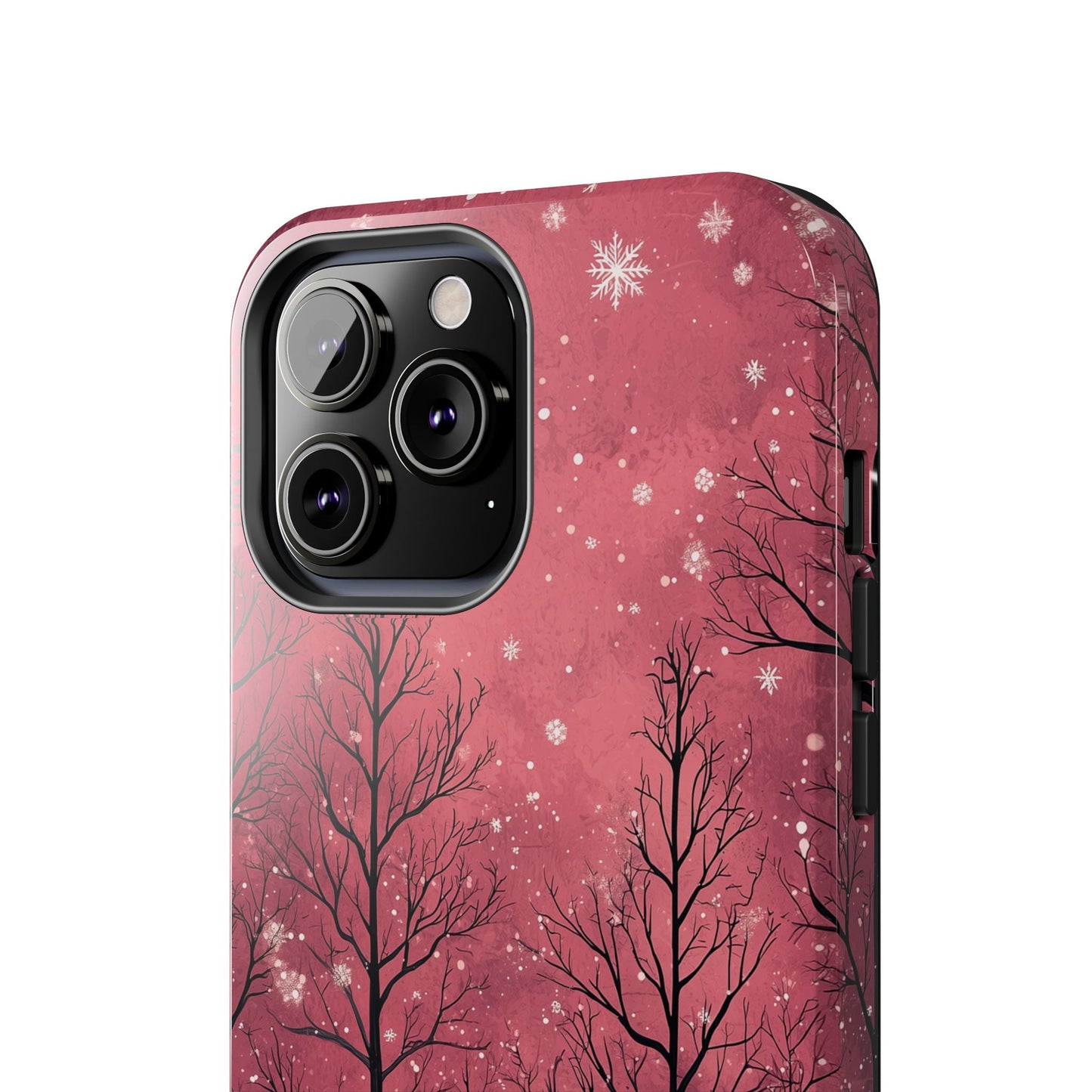 Pink Winter Twilight Forest - iPhone Series Case - BOGO Cases