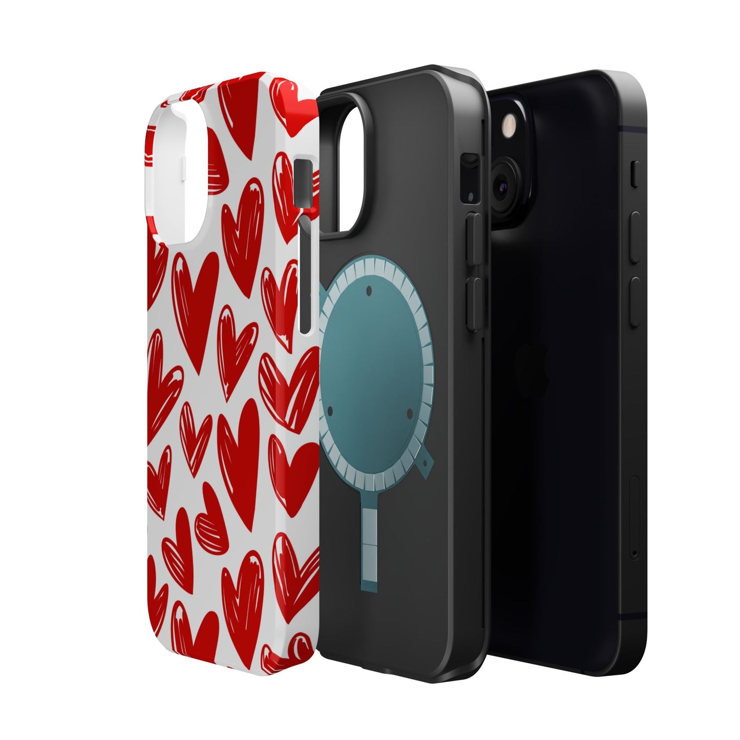 Playful Heart Sketch Design – MagSafe iPhone Case - BOGO Cases
