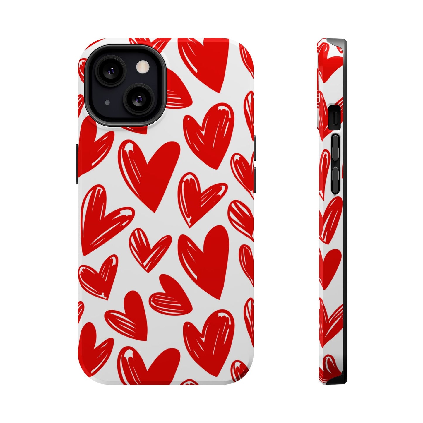 Playful Heart Sketch Design – MagSafe iPhone Case - BOGO Cases