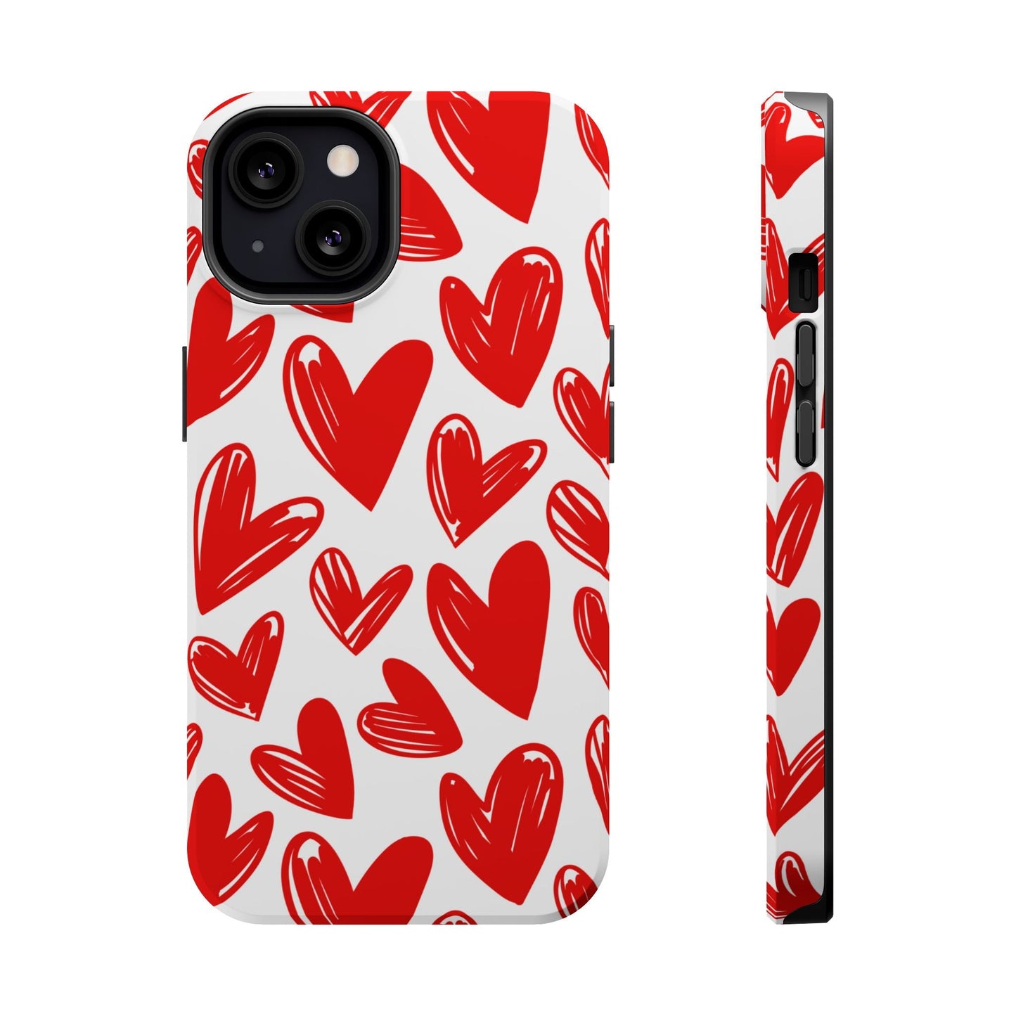 Playful Heart Sketch Design – MagSafe iPhone Case - BOGO Cases