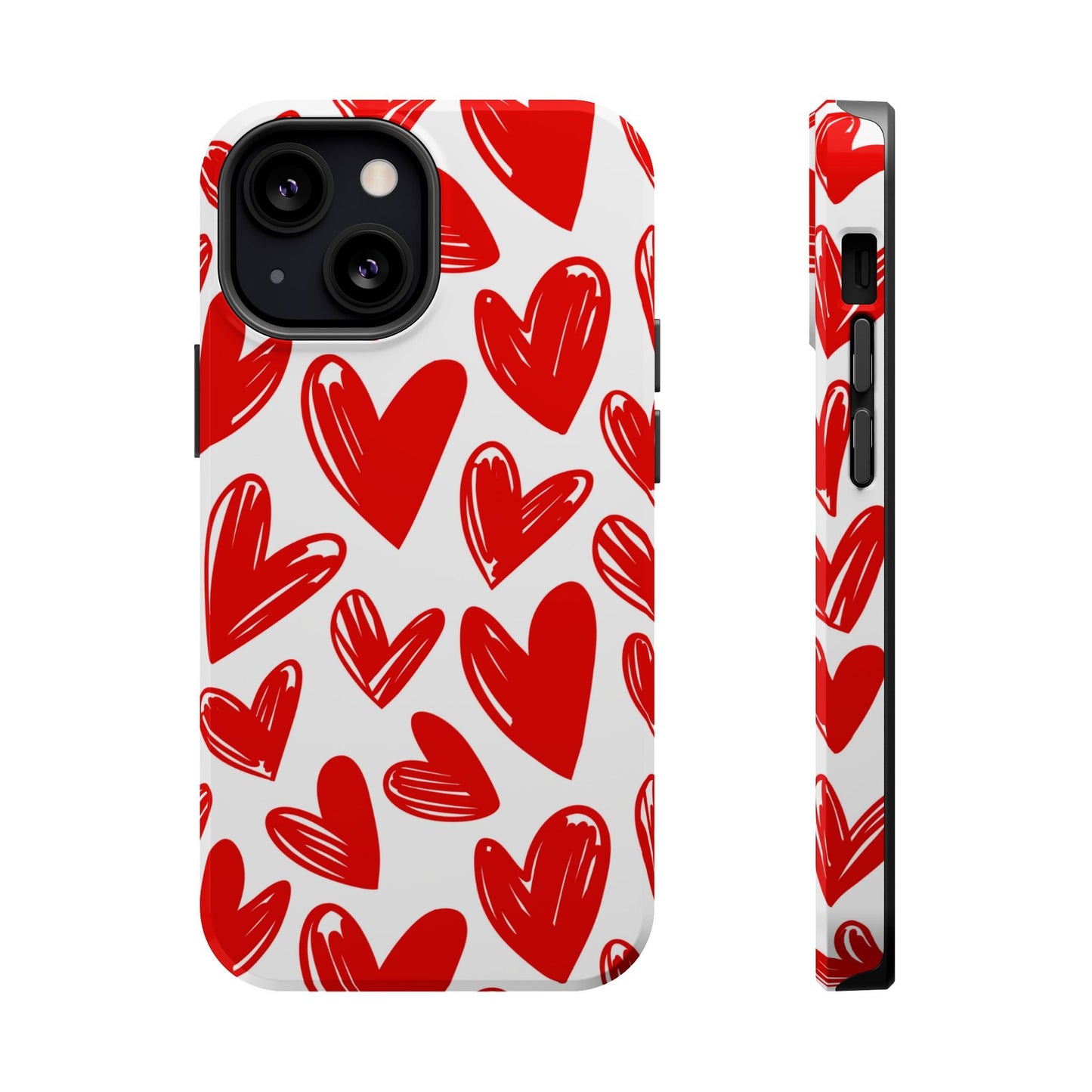Playful Heart Sketch Design – MagSafe iPhone Case - BOGO Cases