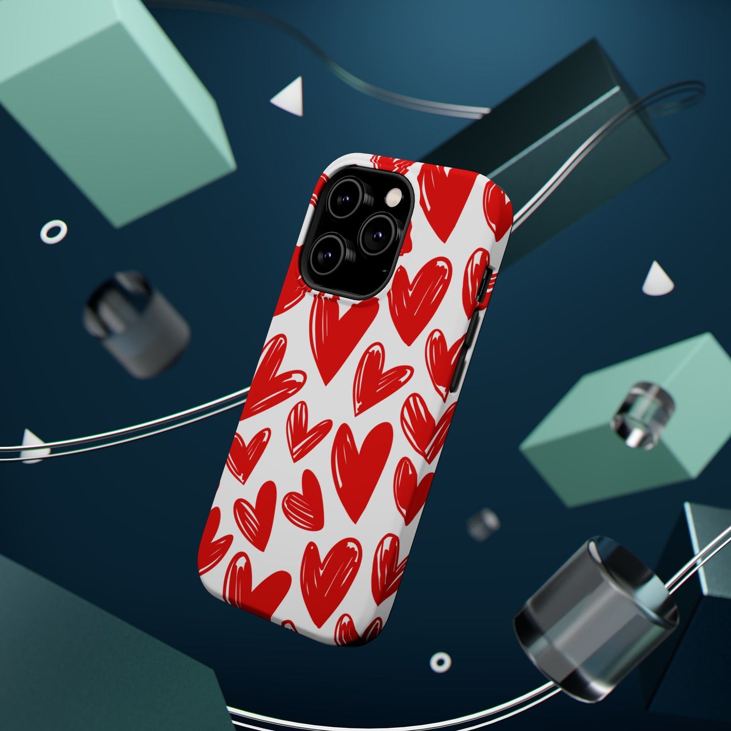 Playful Heart Sketch Design – MagSafe iPhone Case - BOGO Cases