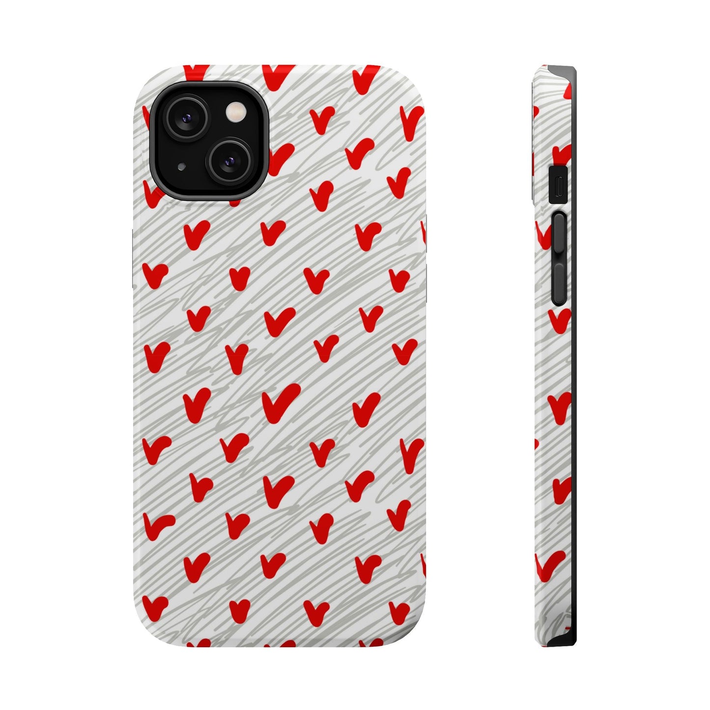 Playful Hearts & Spirals – MagSafe Case - BOGO Cases