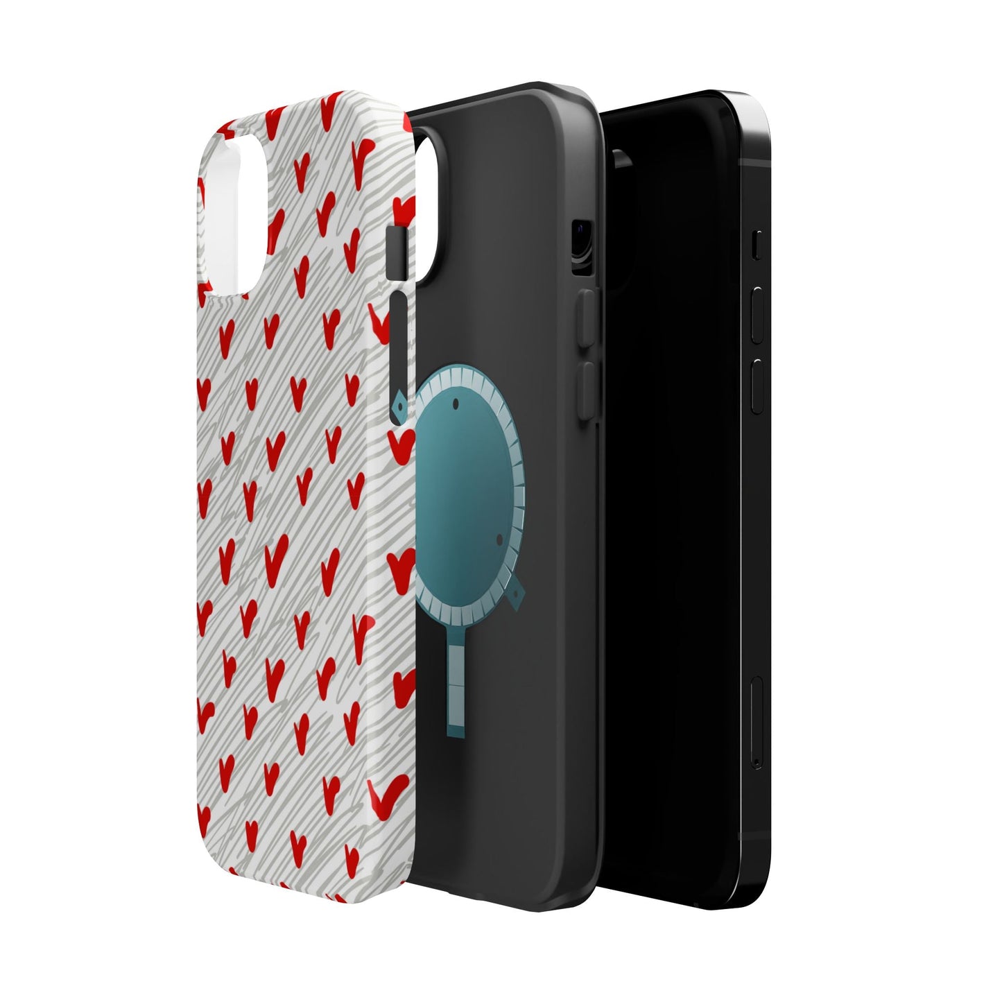 Playful Hearts & Spirals – MagSafe Case - BOGO Cases