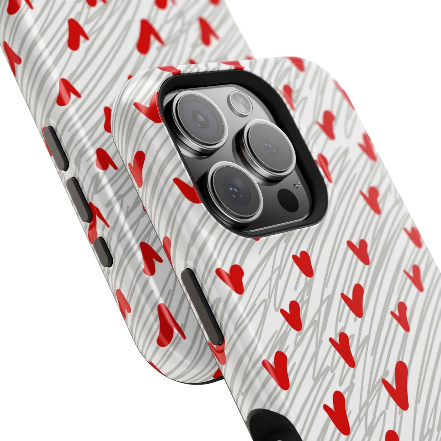 Playful Hearts & Spirals – MagSafe Case - BOGO Cases