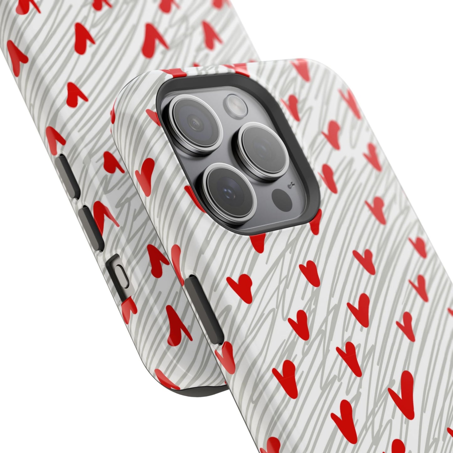 Playful Hearts & Spirals – MagSafe Case - BOGO Cases
