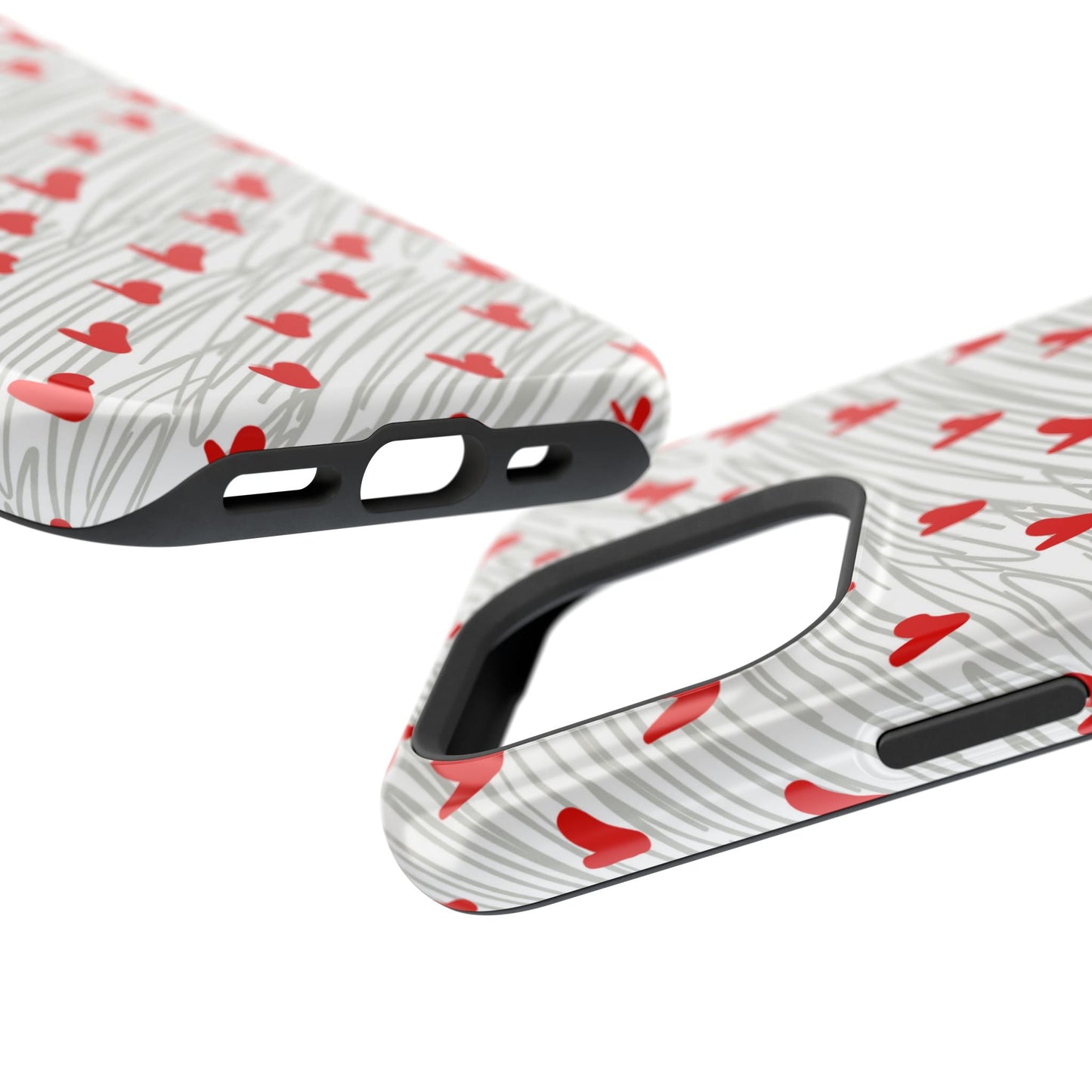 Playful Hearts & Spirals – MagSafe Case - BOGO Cases