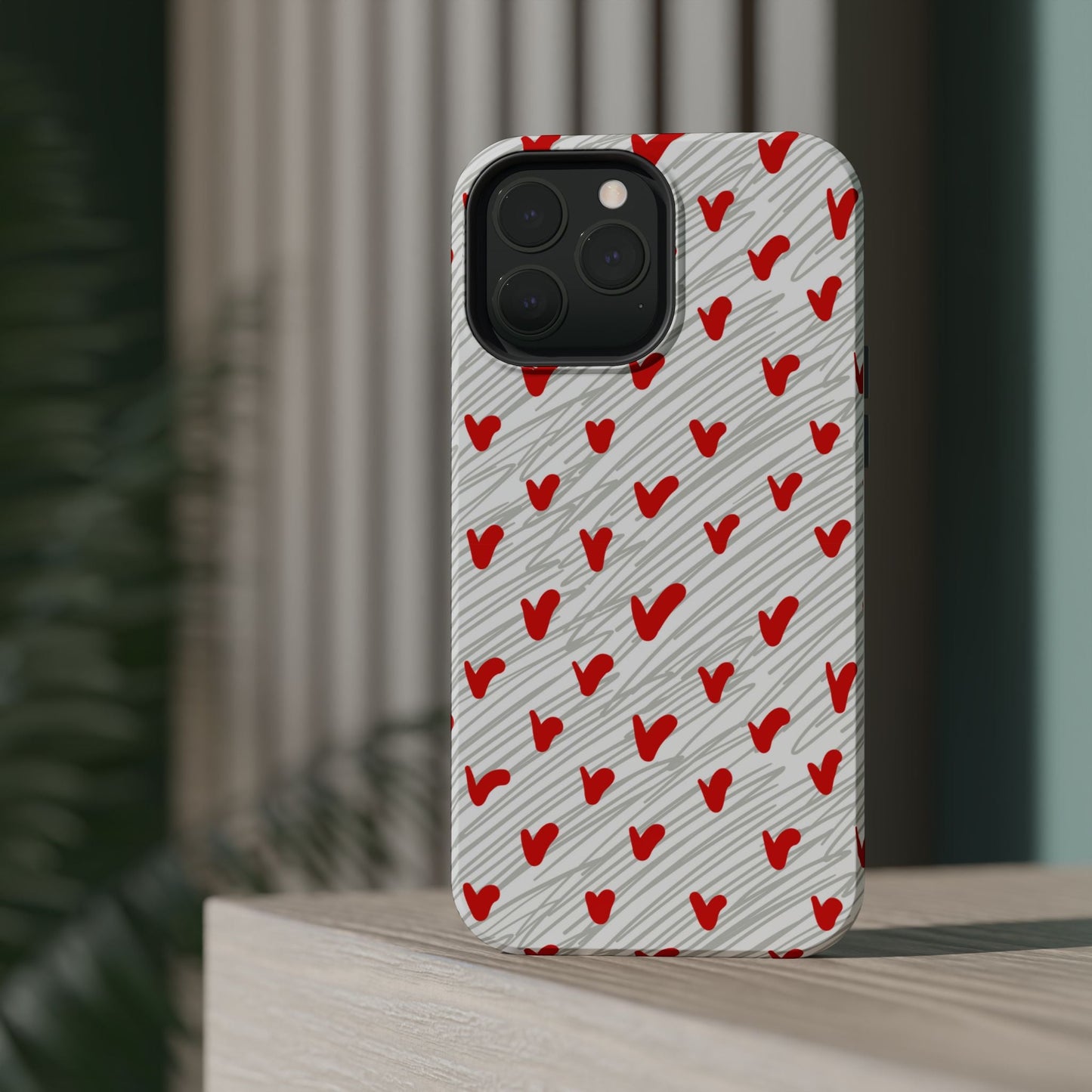 Playful Hearts & Spirals – MagSafe Case - BOGO Cases