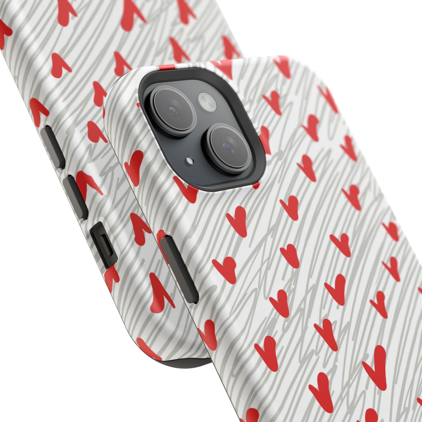 Playful Hearts & Spirals – MagSafe Case - BOGO Cases