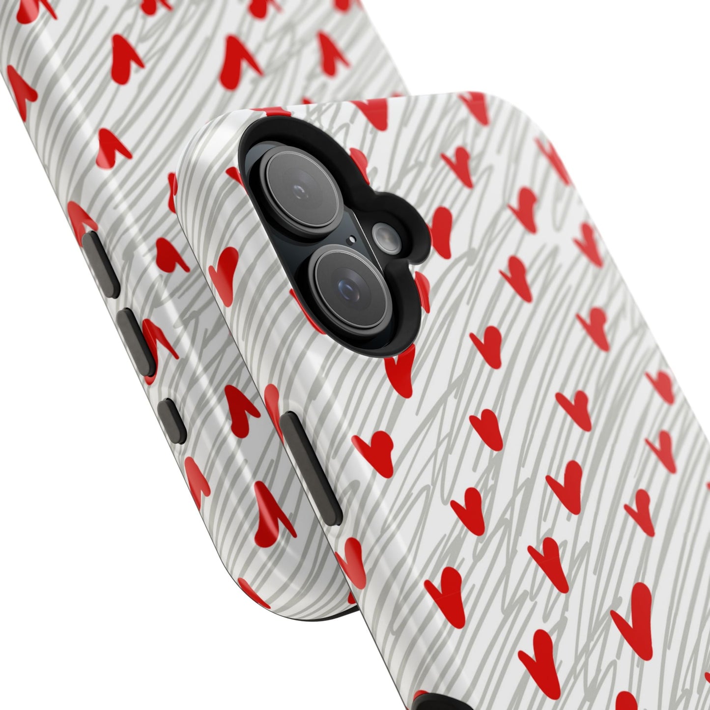 Playful Hearts & Spirals – MagSafe Case - BOGO Cases
