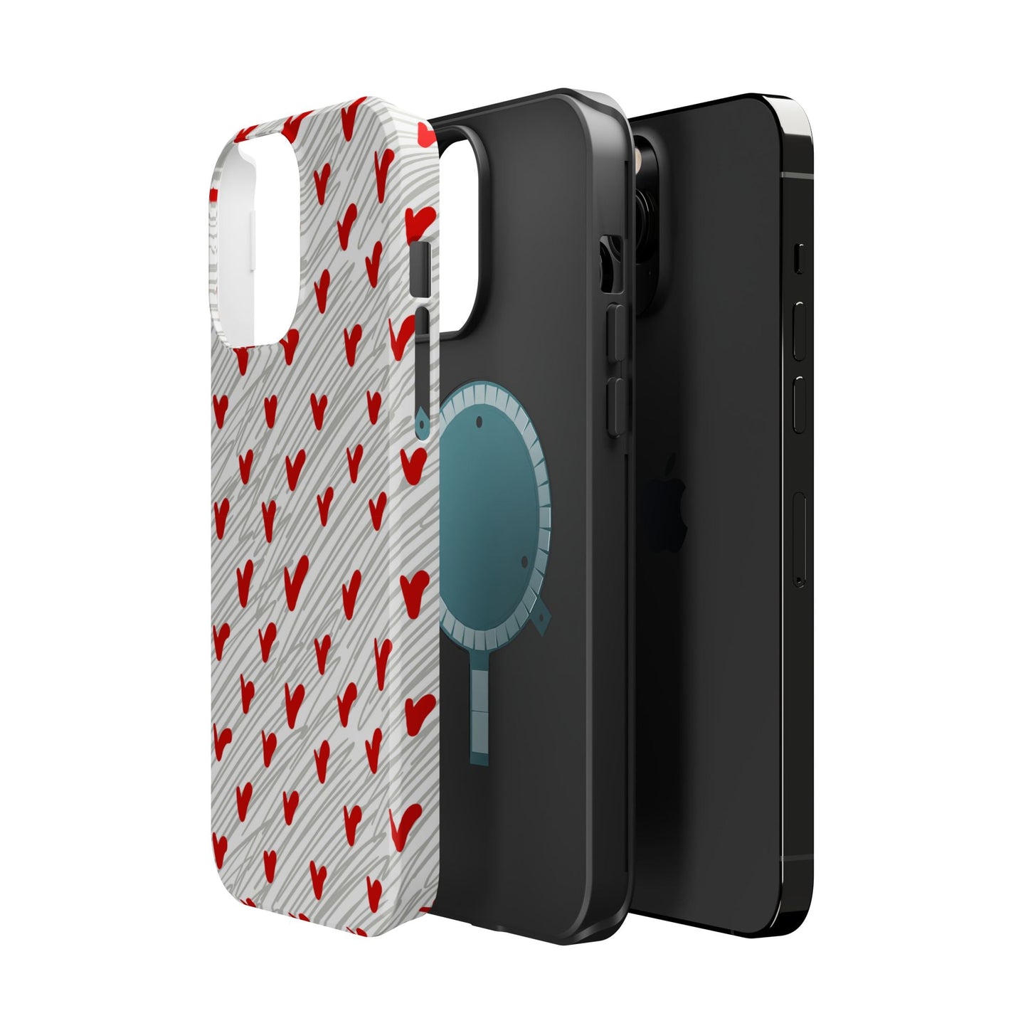 Playful Hearts & Spirals – MagSafe Case - BOGO Cases