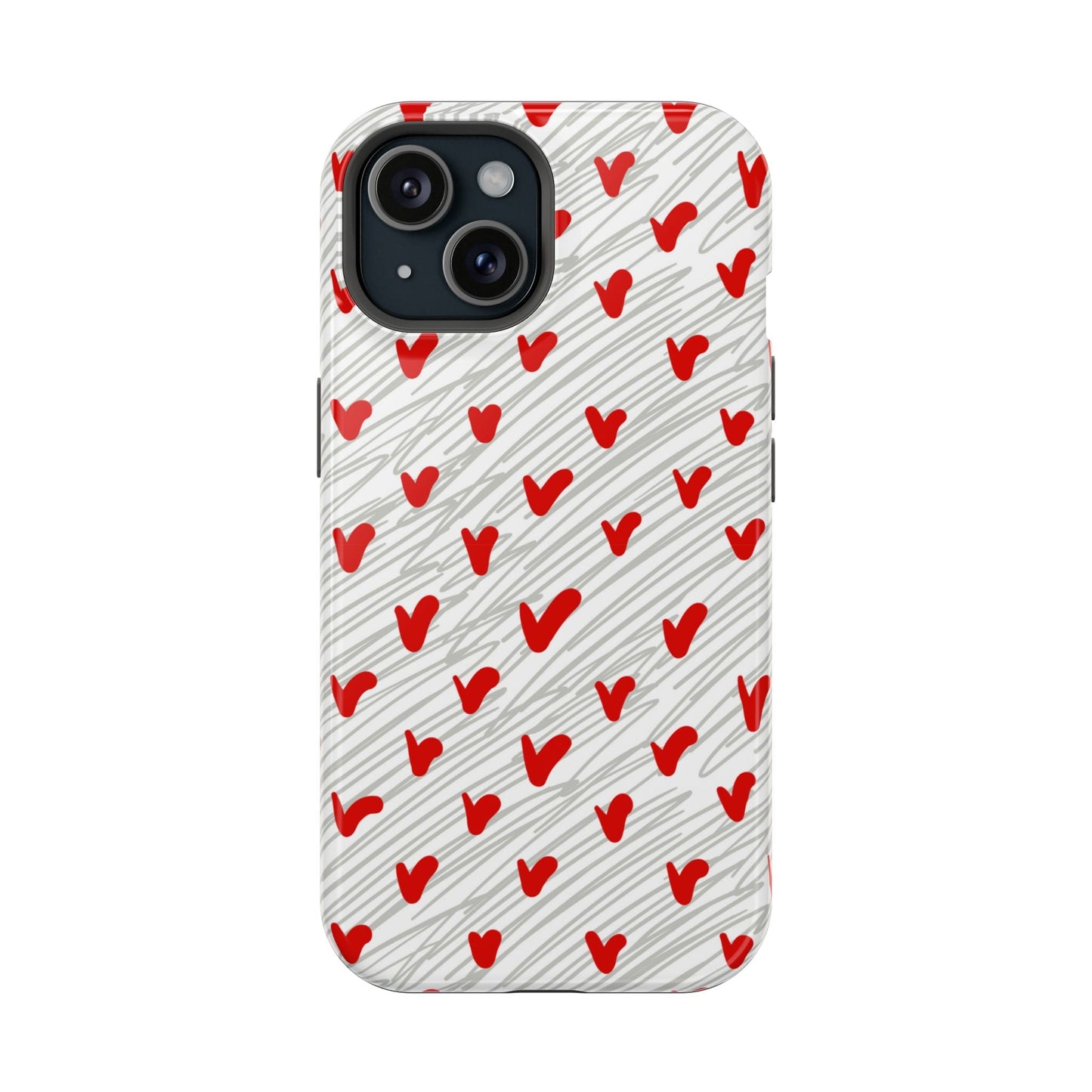 Playful Hearts & Spirals – MagSafe Case - BOGO Cases