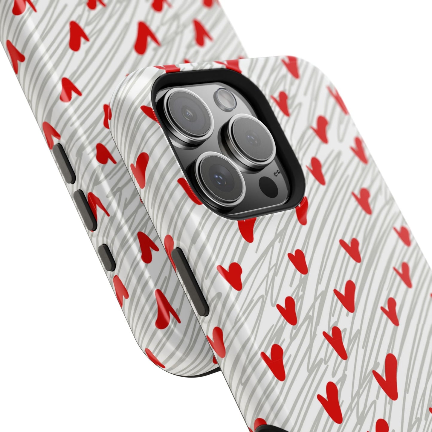 Playful Hearts & Spirals – MagSafe Case - BOGO Cases