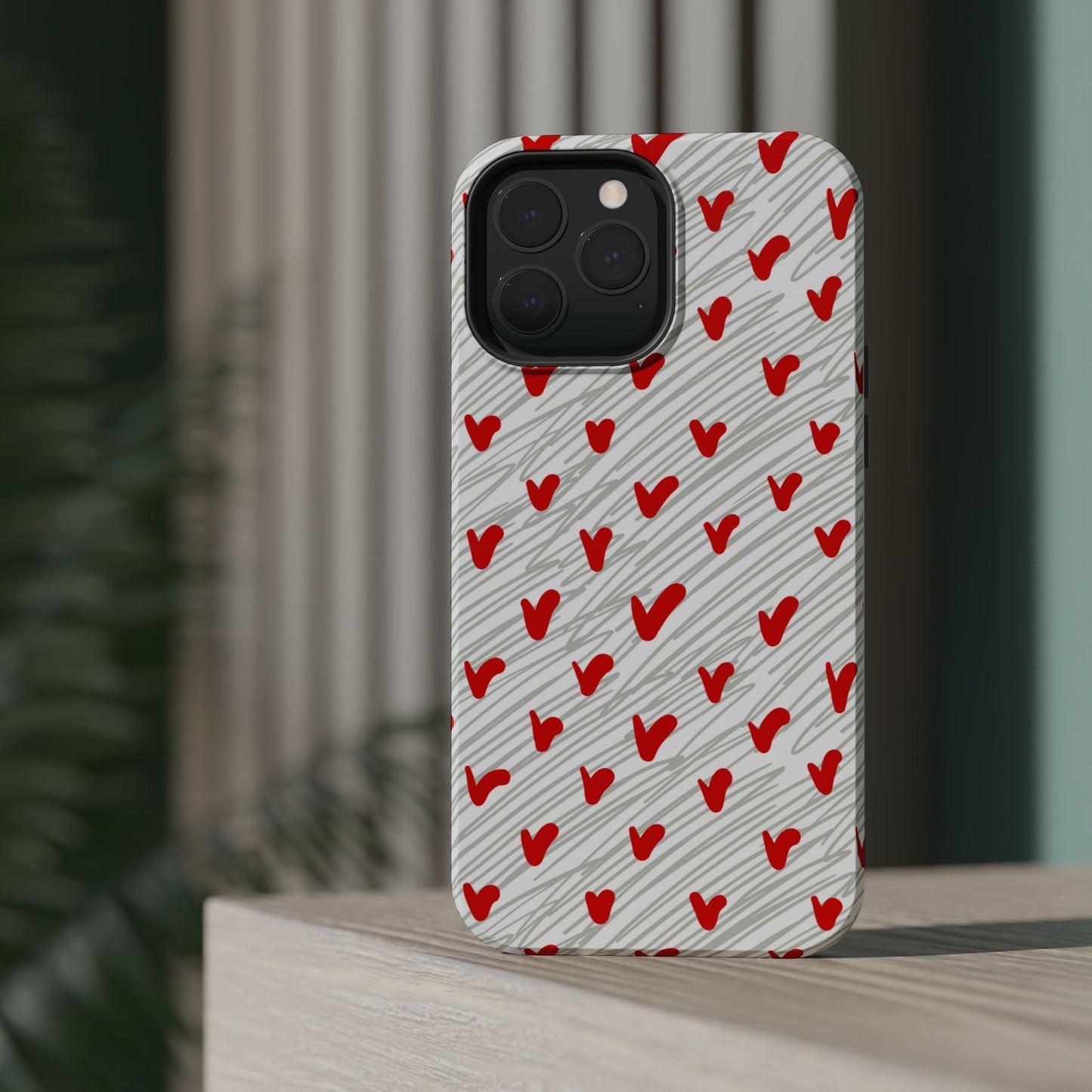 Playful Hearts & Spirals – MagSafe Case - BOGO Cases