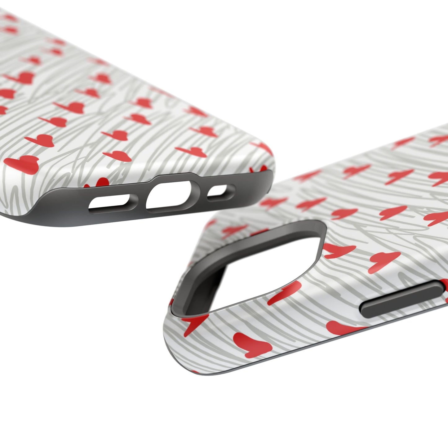 Playful Hearts & Spirals – MagSafe Case - BOGO Cases