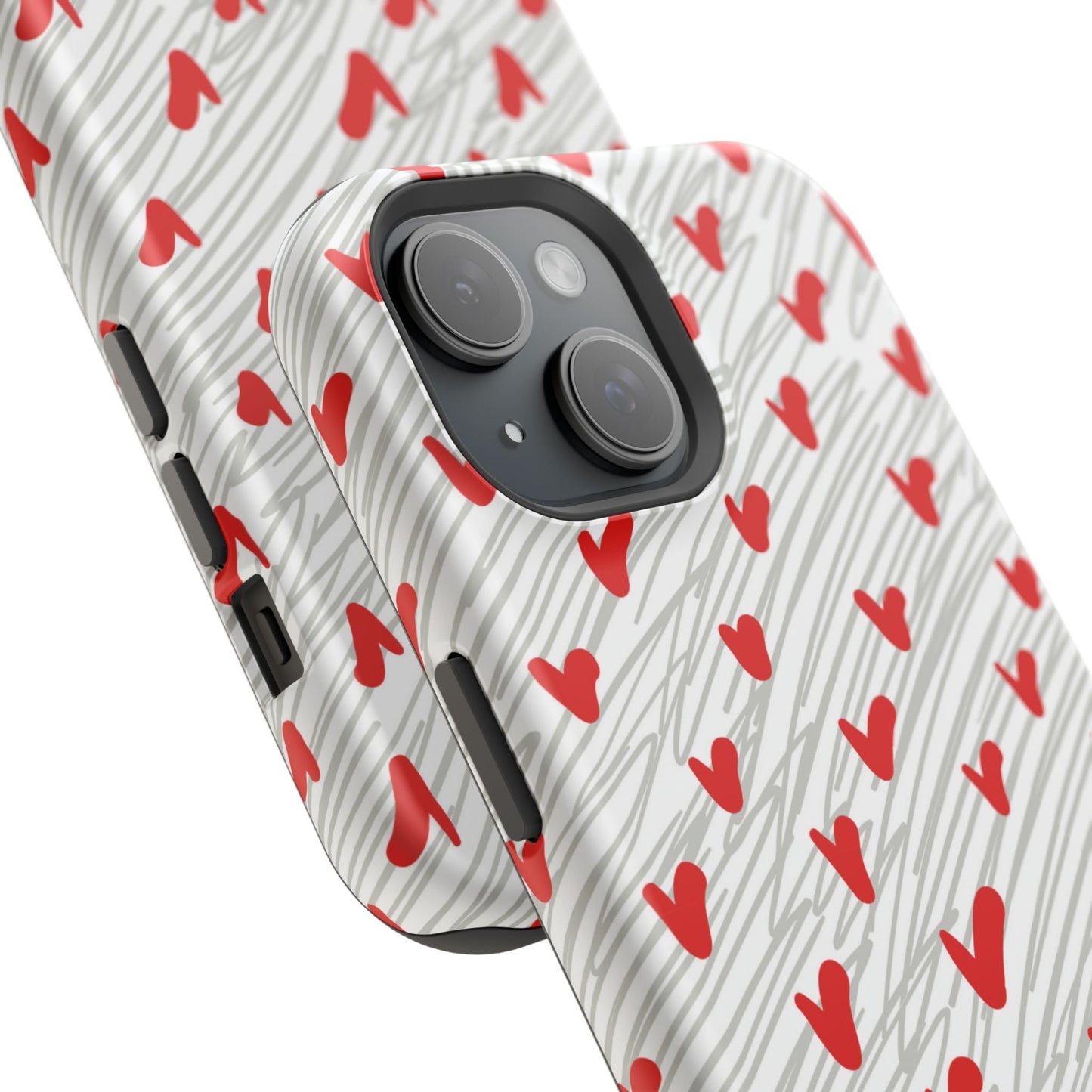 Playful Hearts & Spirals – MagSafe Case - BOGO Cases