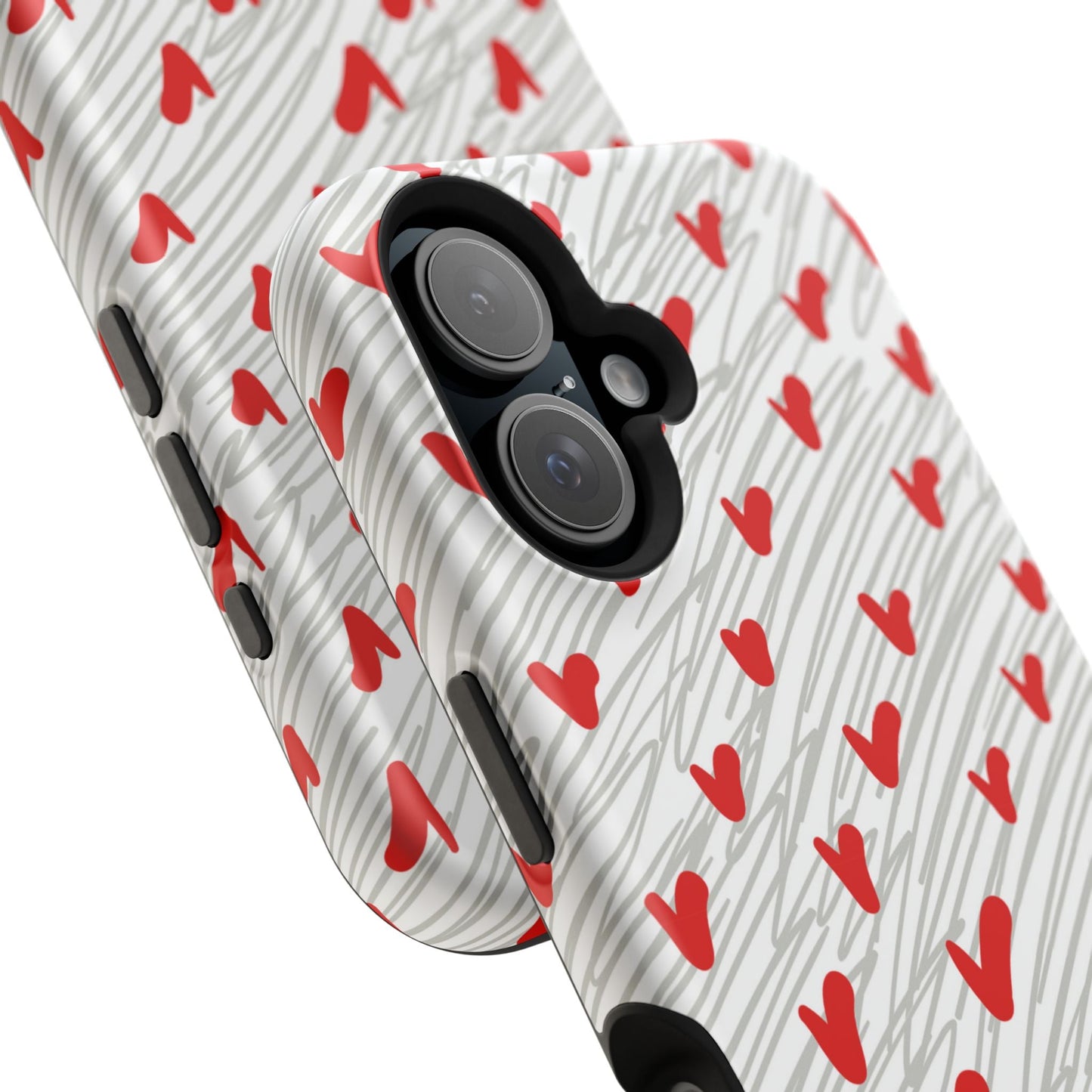 Playful Hearts & Spirals – MagSafe Case - BOGO Cases