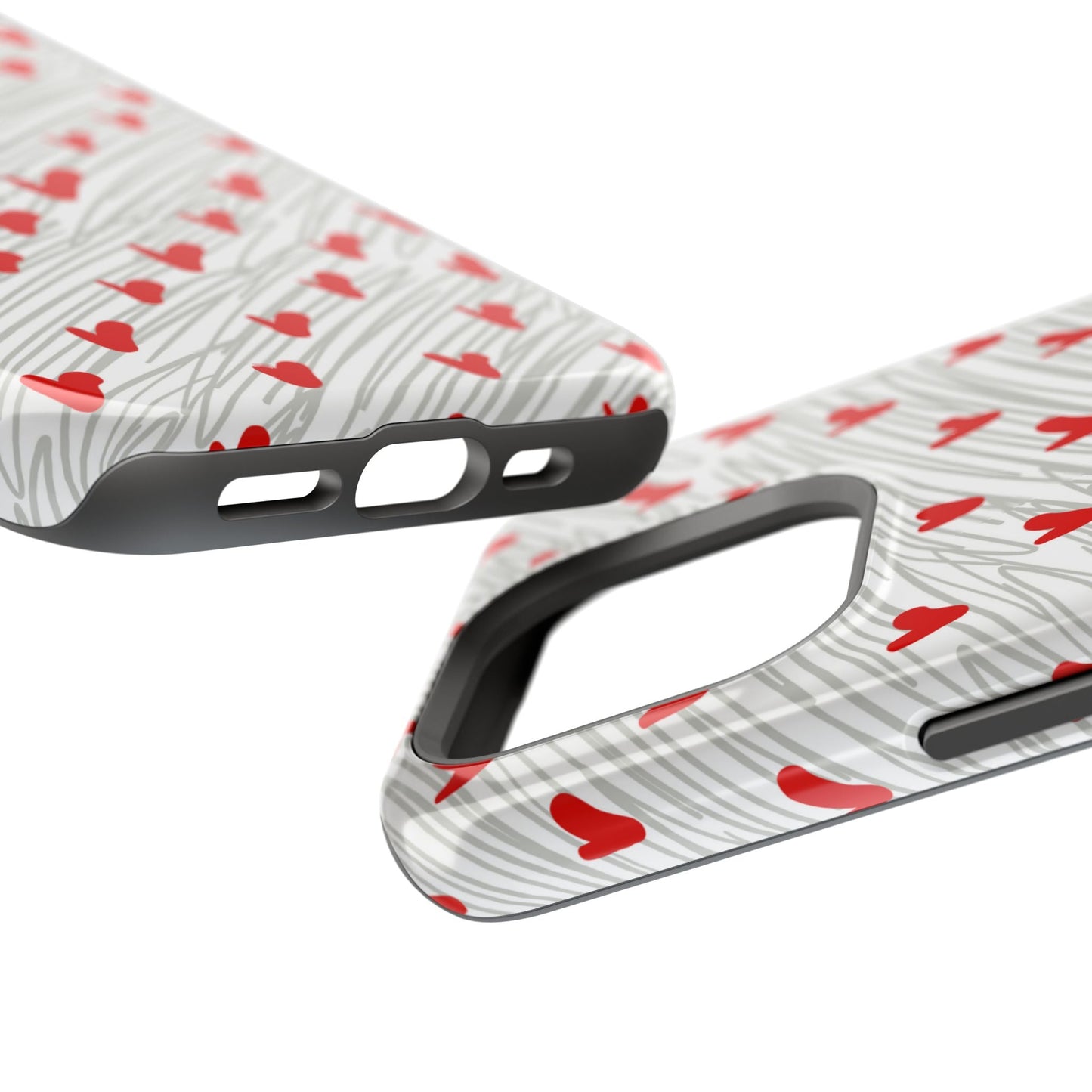 Playful Hearts & Spirals – MagSafe Case - BOGO Cases