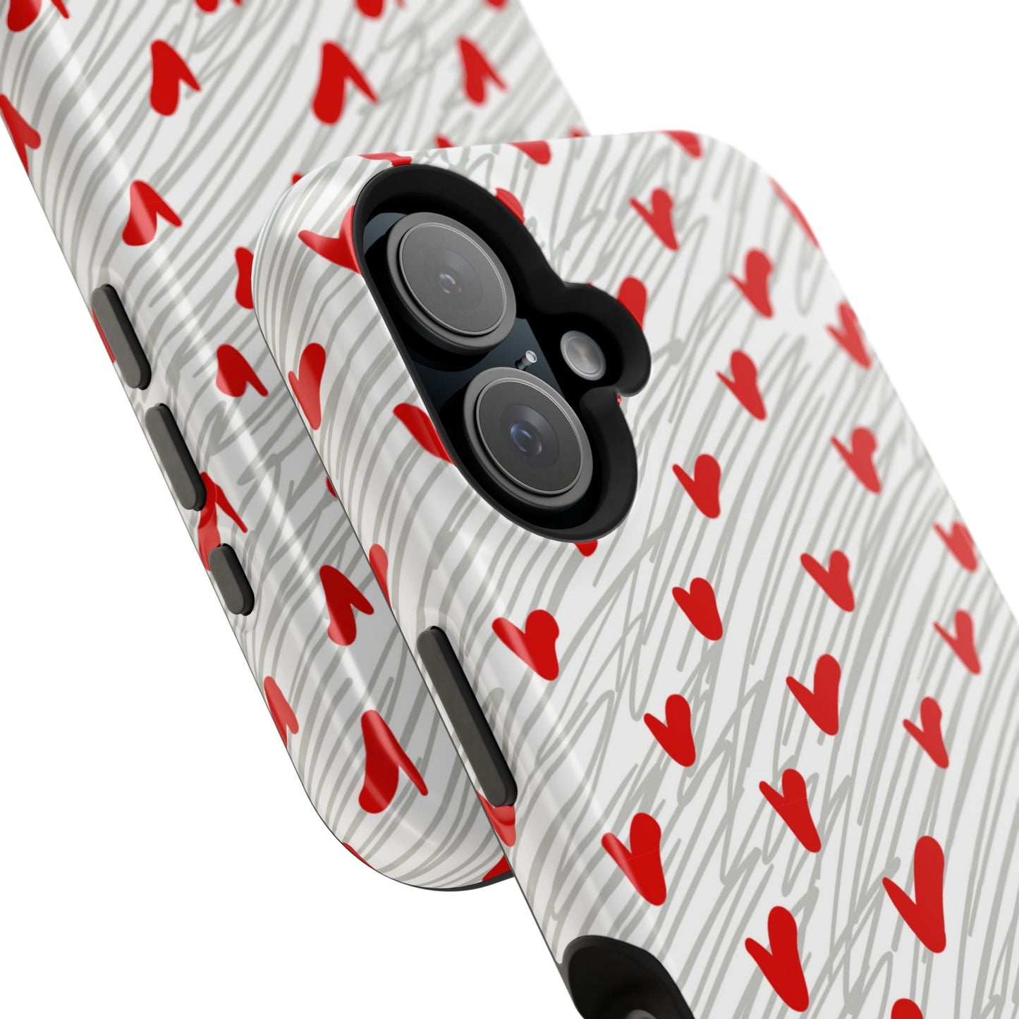Playful Hearts & Spirals – MagSafe Case - BOGO Cases