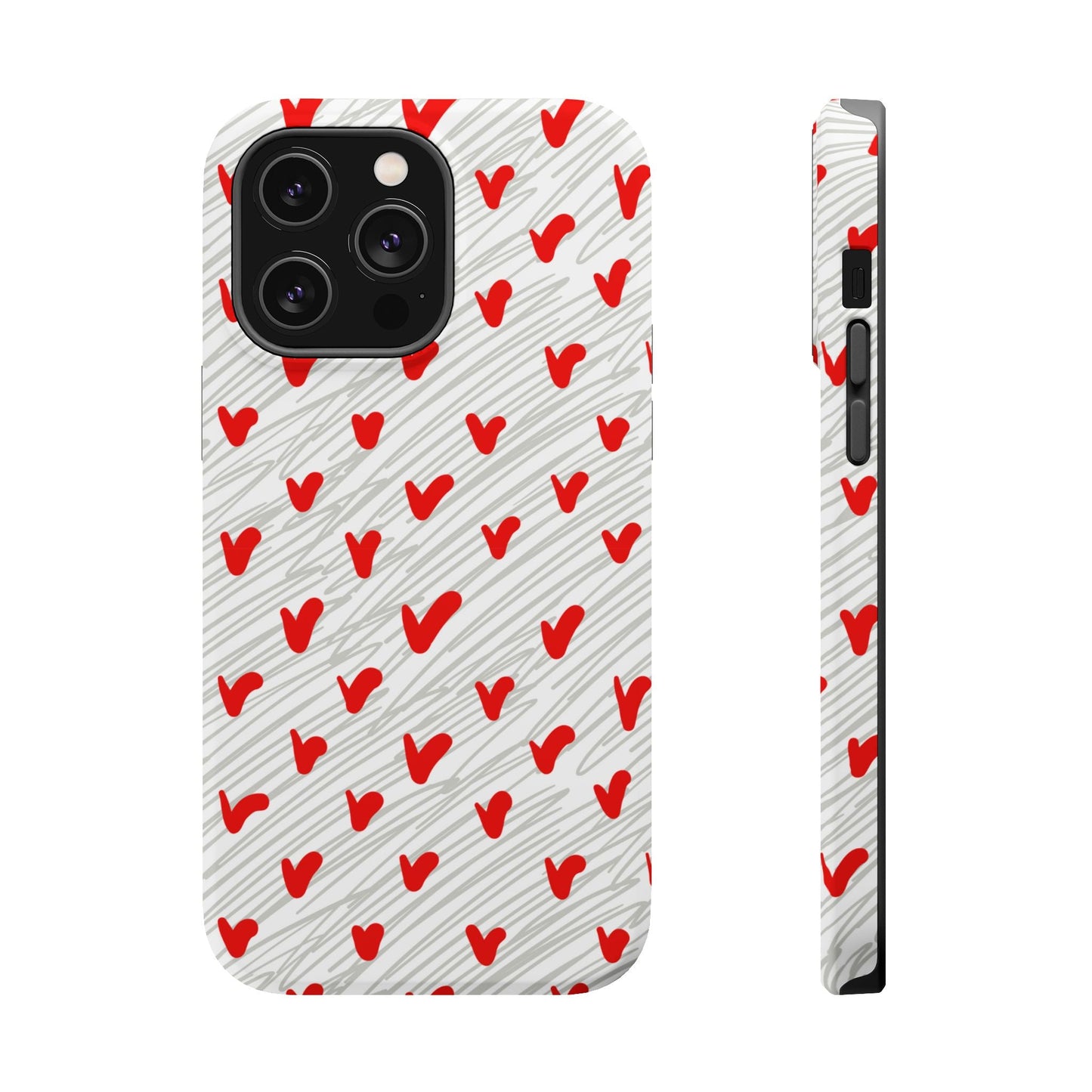 Playful Hearts & Spirals – MagSafe Case - BOGO Cases