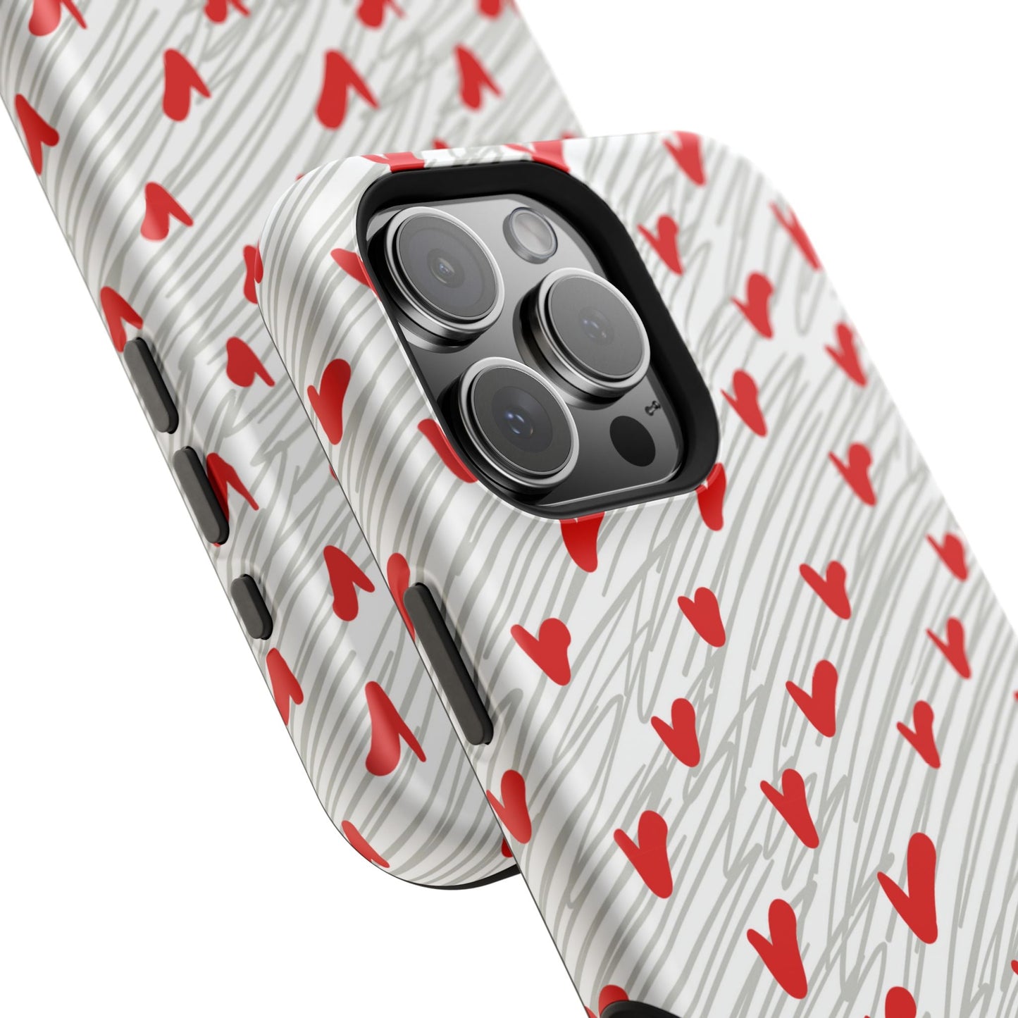 Playful Hearts & Spirals – MagSafe Case - BOGO Cases